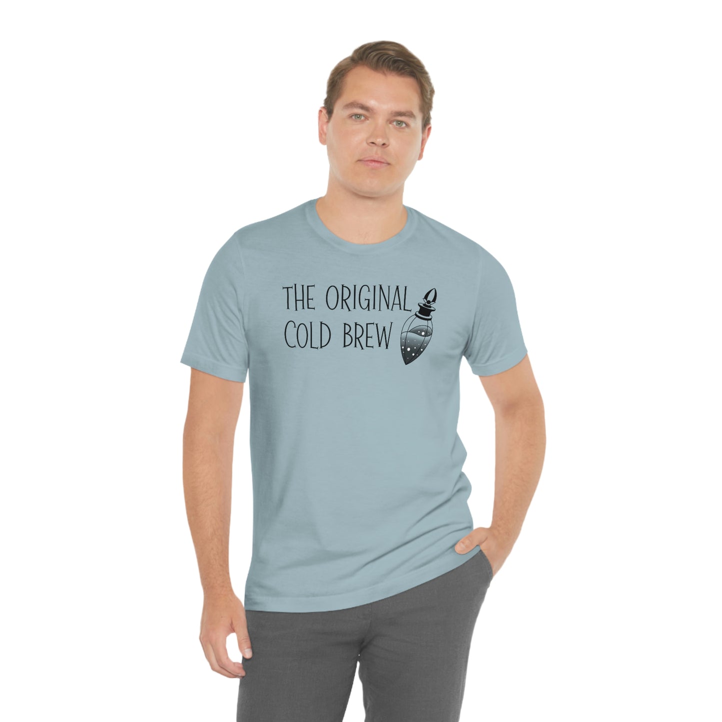 The Original Cold Brew Black Font Unisex Jersey Short Sleeve Tee