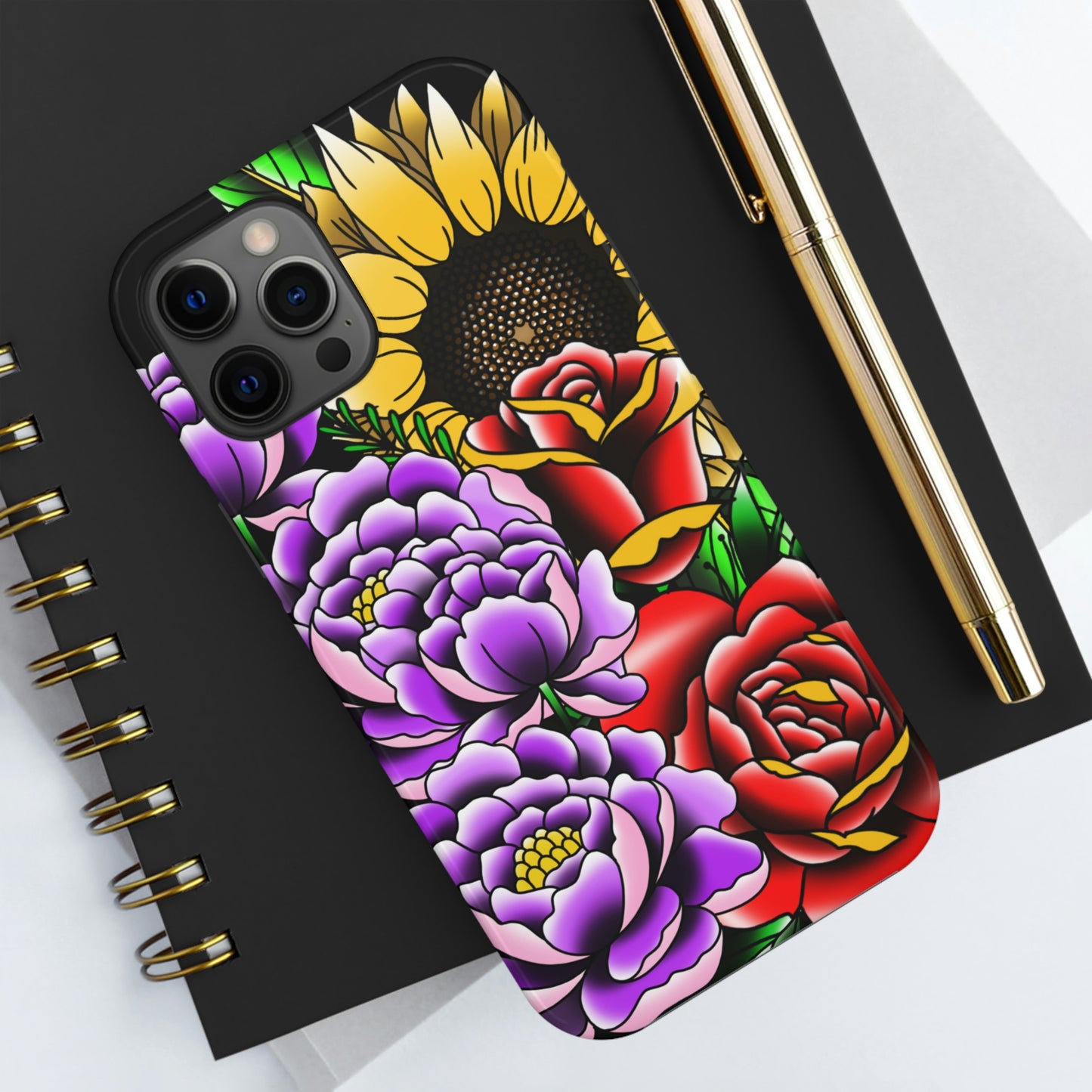 Flower Mix Up Tough Phone Cases, Case-Mate