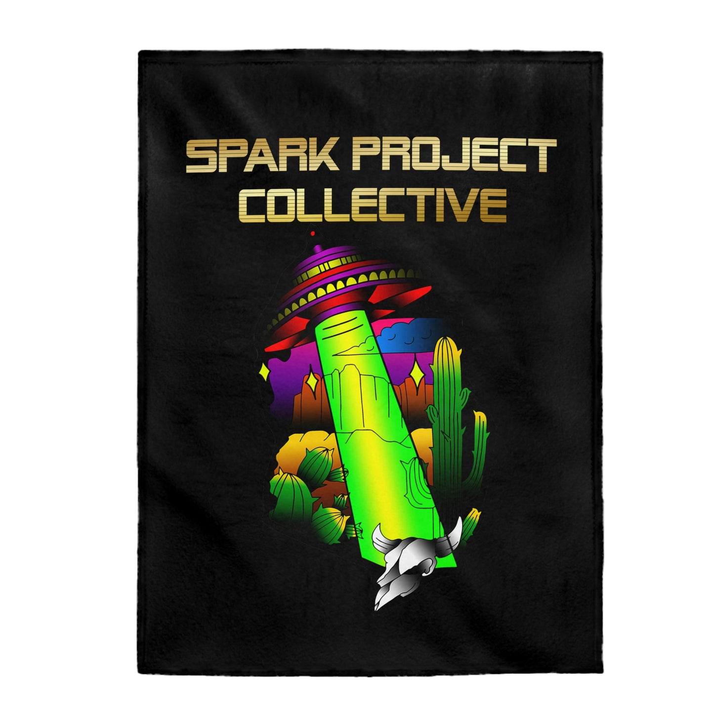 UFO Spark Velveteen Plush Blanket