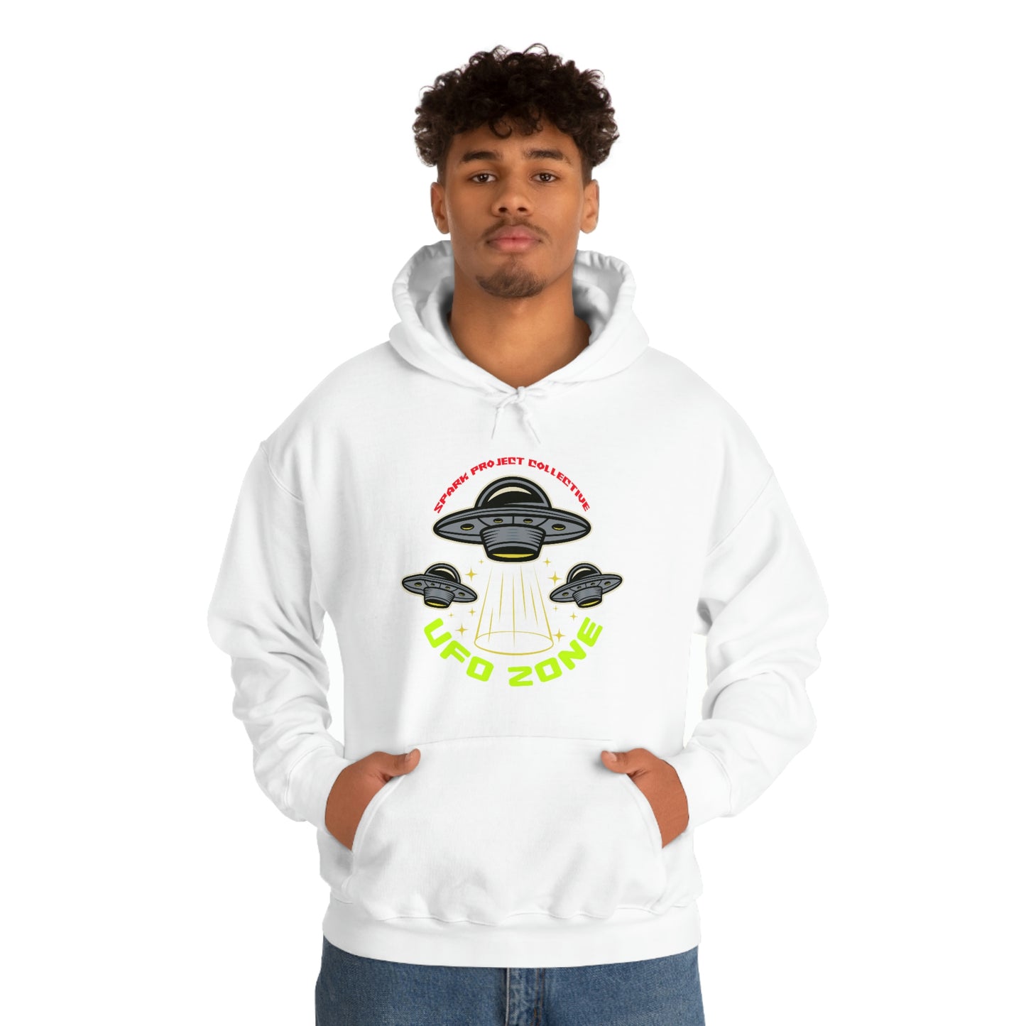 UFO Zone Unisex Heavy Blend™ Hooded Sweatshirt