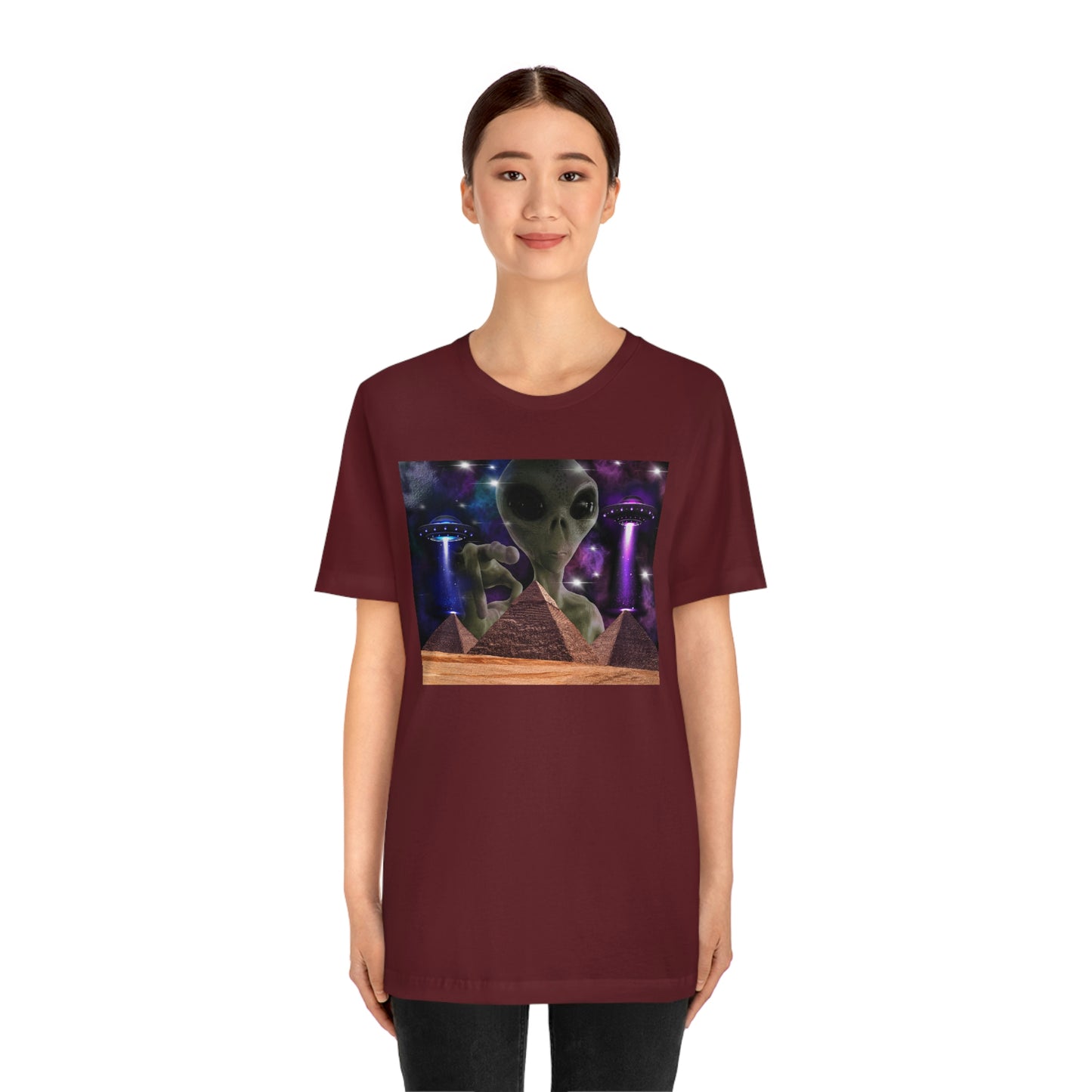 Alien Invasion Unisex Jersey Short Sleeve Tee