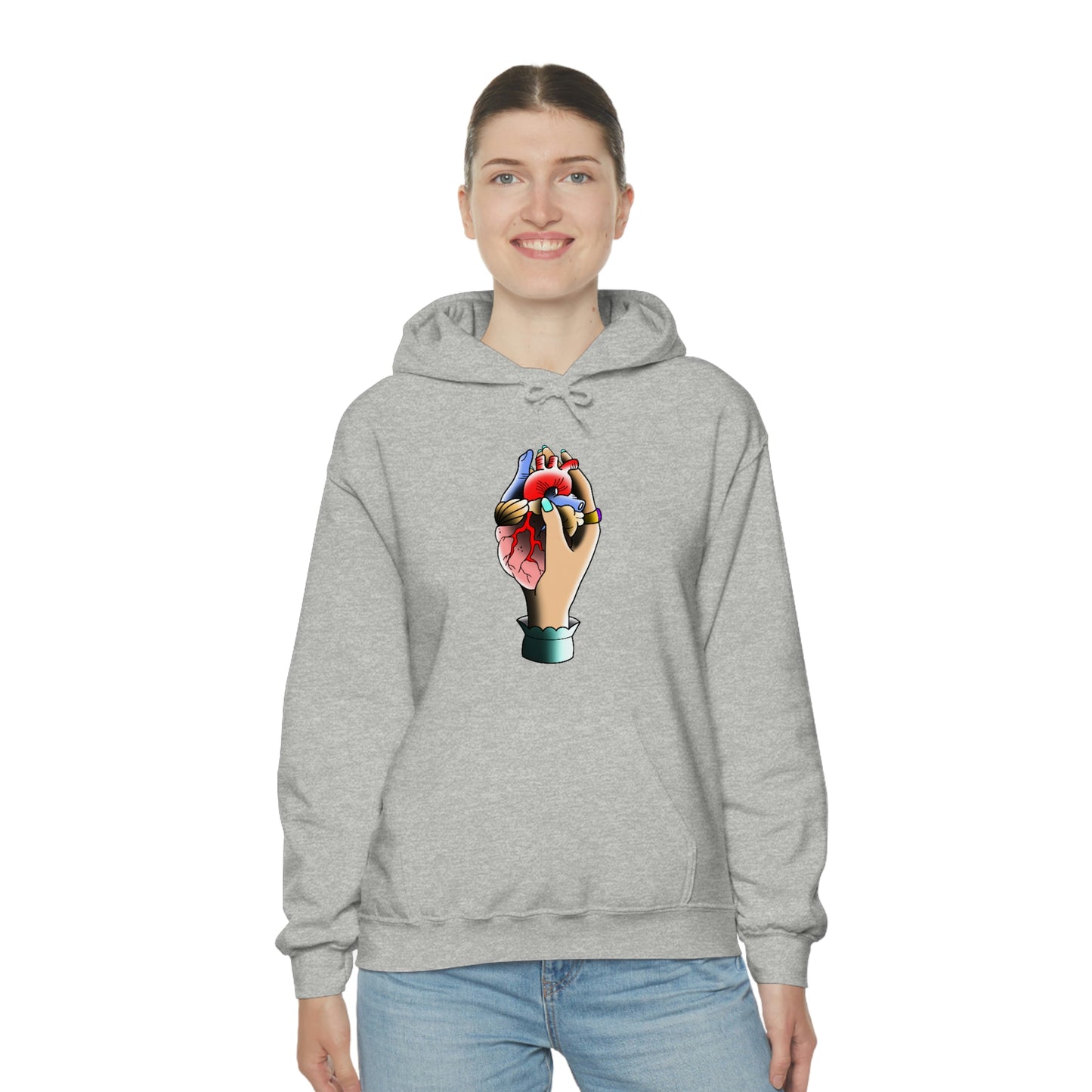 Rip My Heart Out Unisex Heavy Blend™ Hooded Sweatshirt