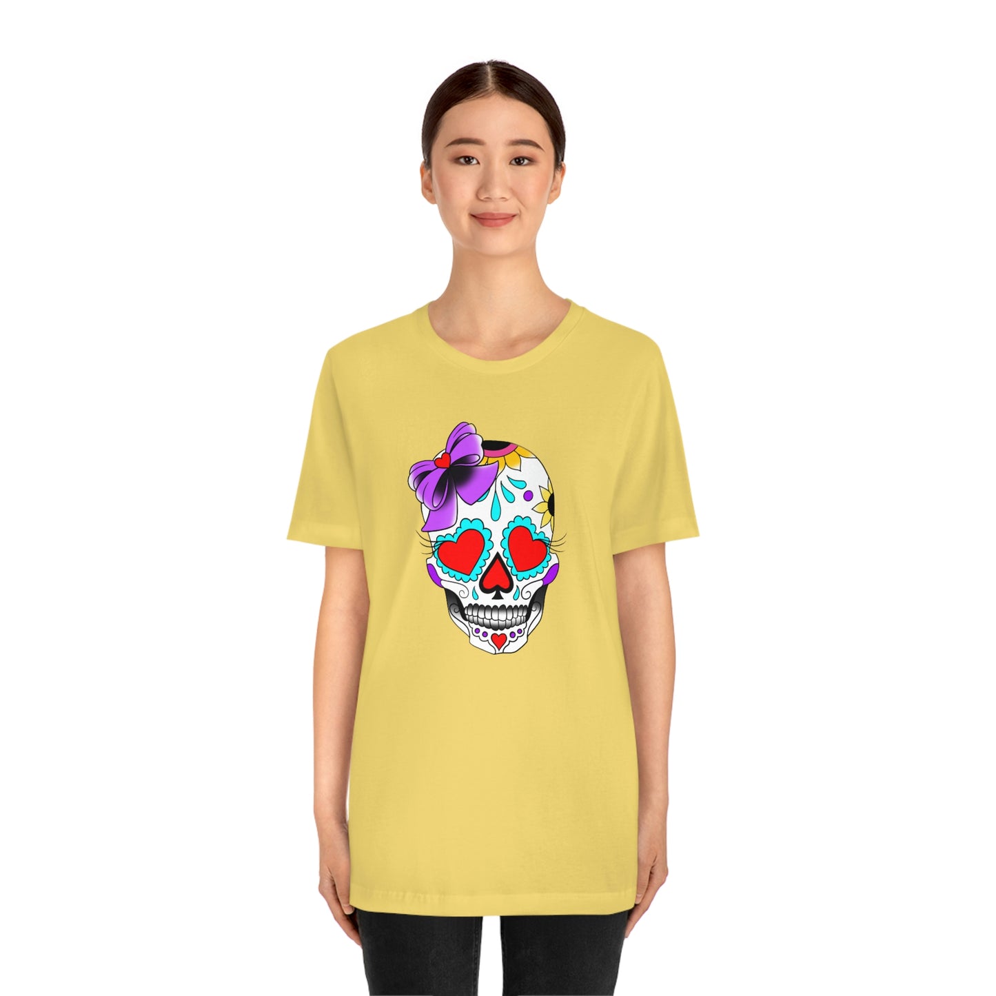 Lady Day of the Dead Unisex Jersey Short Sleeve Tee