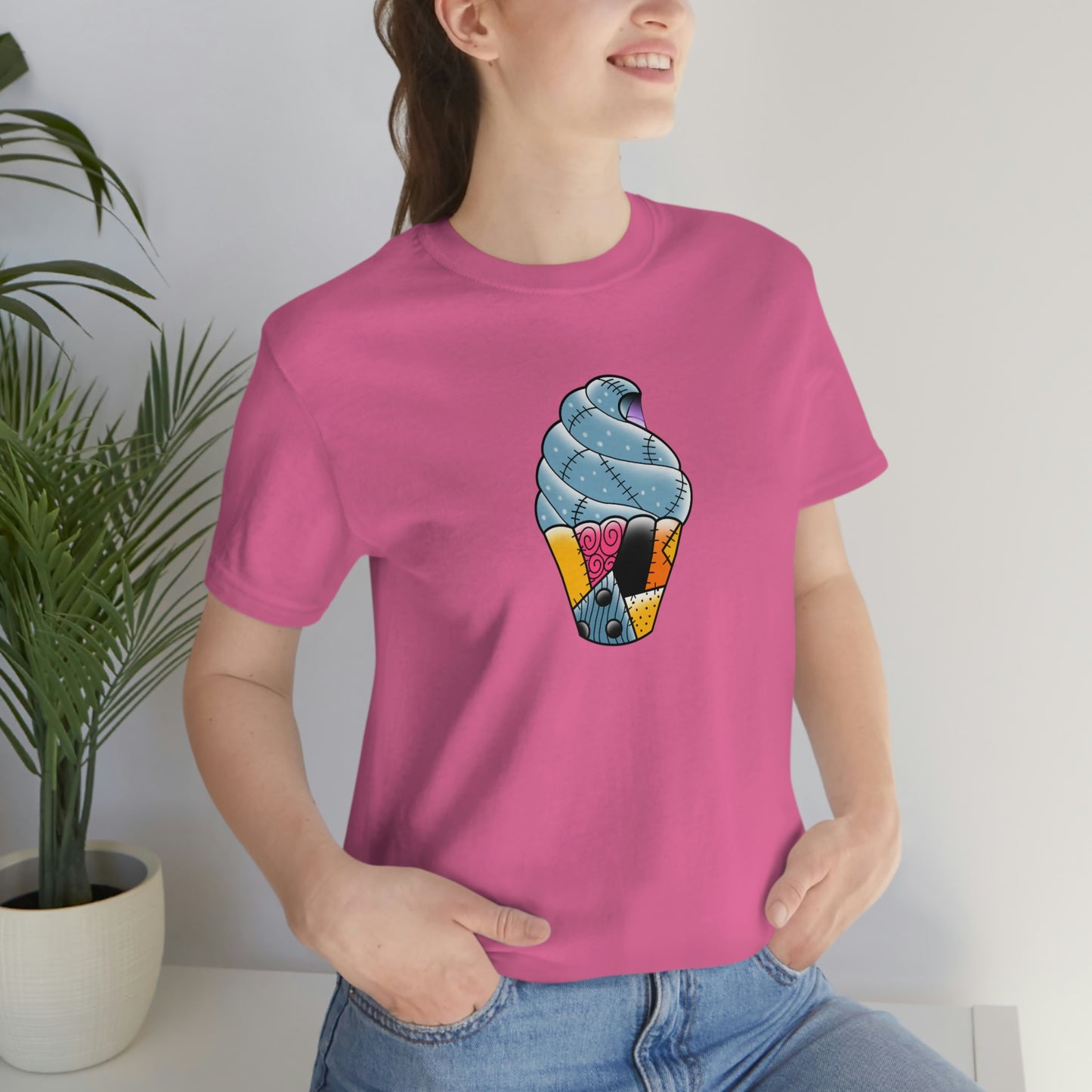 Sally Cupcake Unisex Jersey Short Sleeve Tee