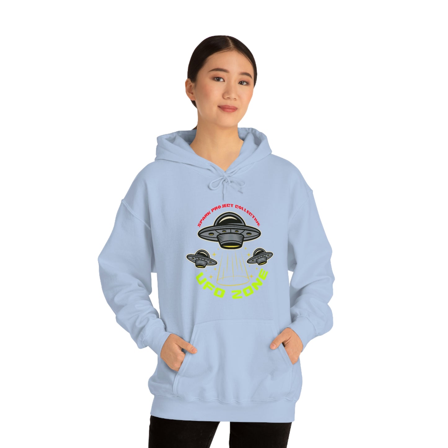 UFO Zone Unisex Heavy Blend™ Hooded Sweatshirt