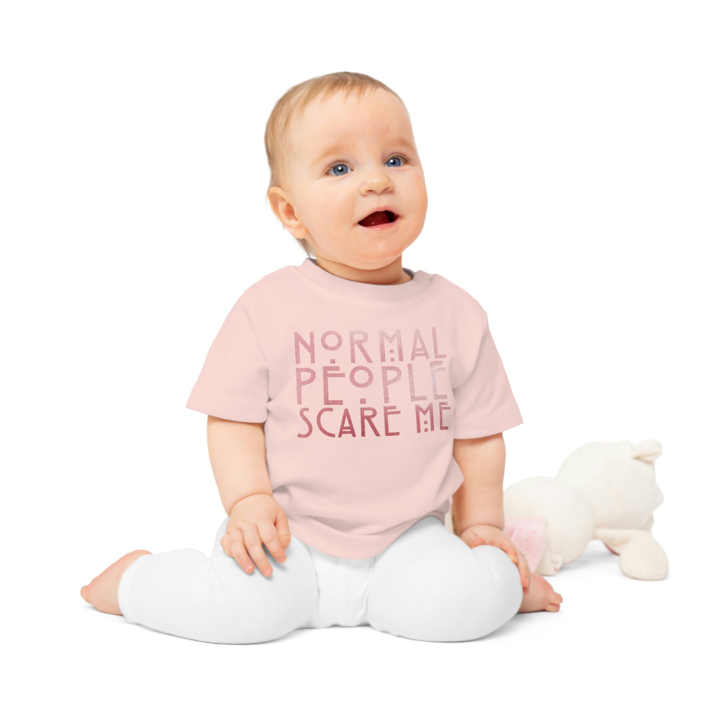 Normal People Scare Me Baby T-Shirt