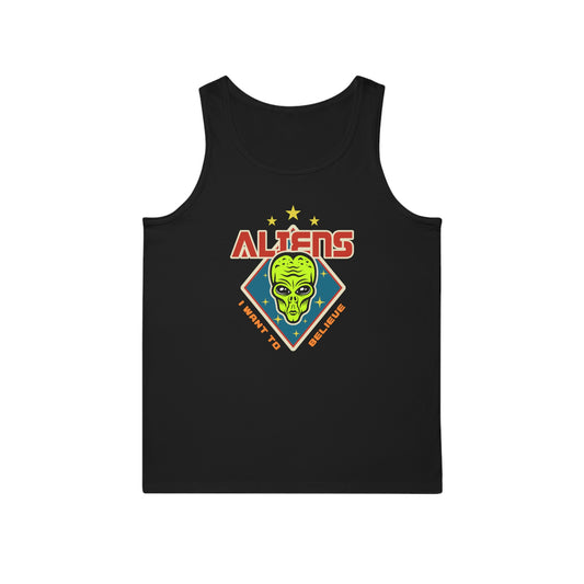 Aliens I Want to Believe Unisex Softstyle™ Tank Top