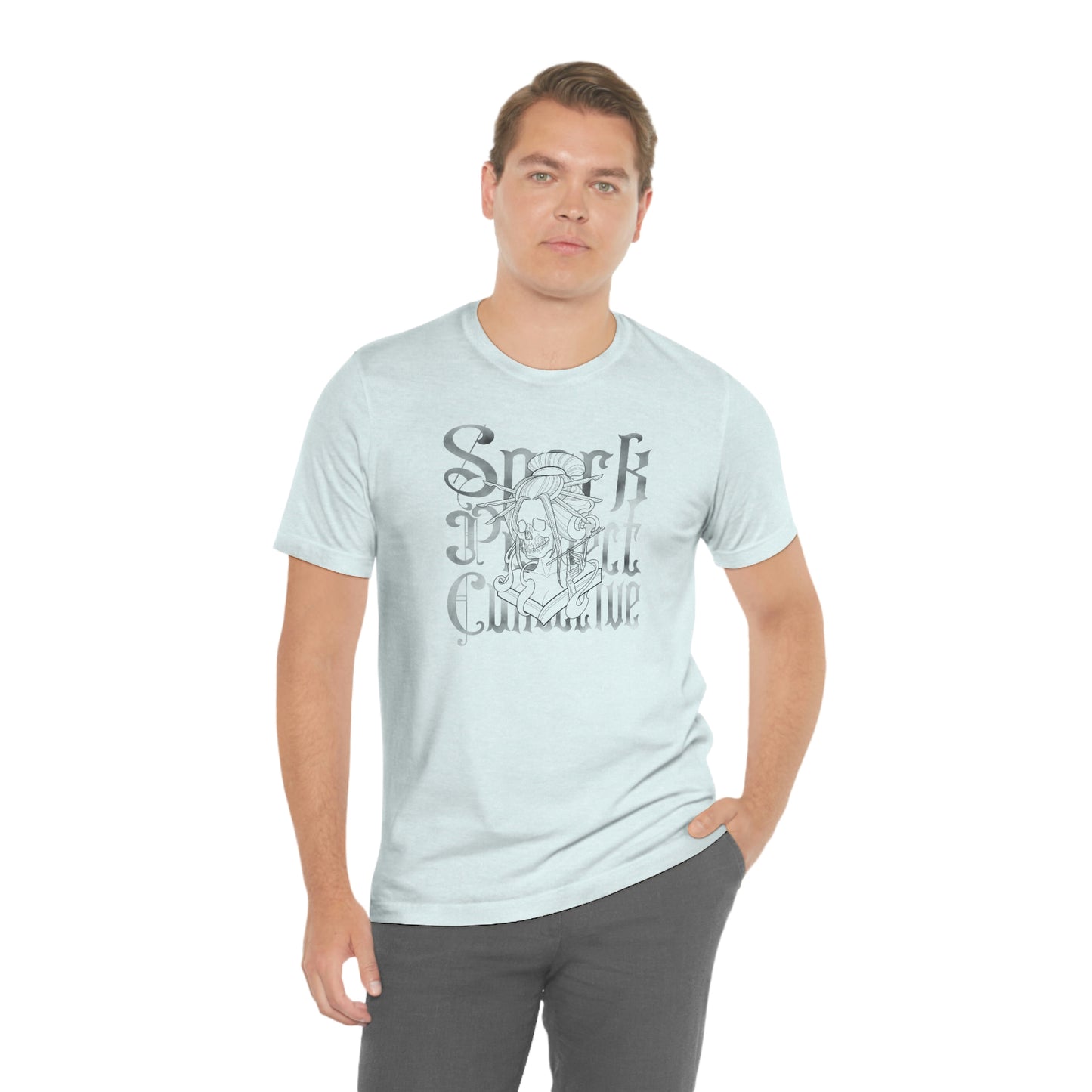 Japanese Spark Black Font Unisex Jersey Short Sleeve Tee