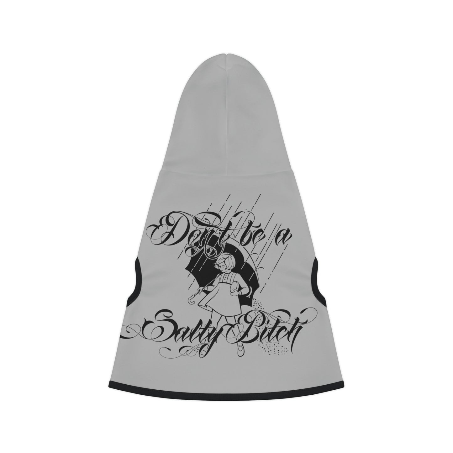 Don't Be Salty Grey Dog Hoodie