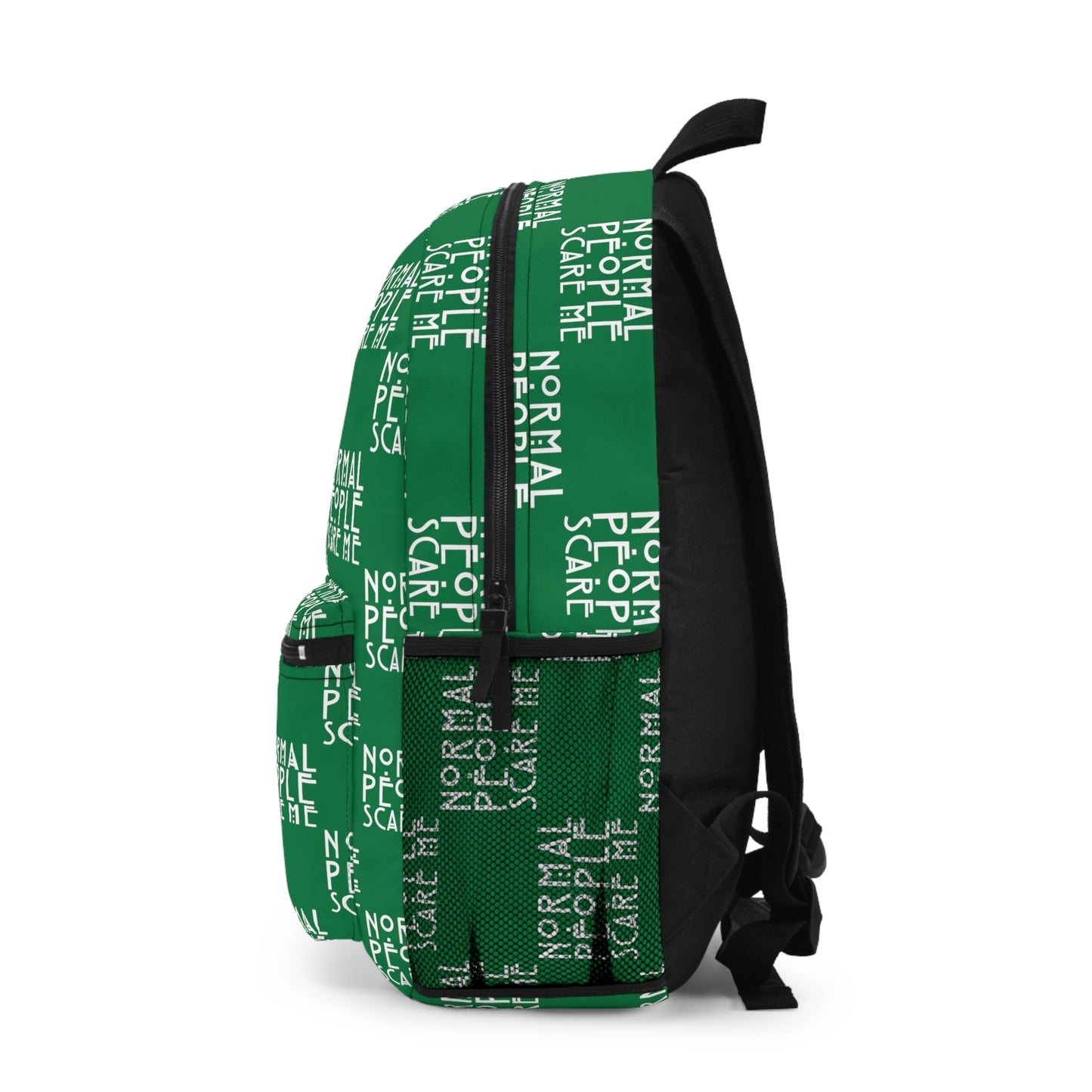 Dark Green Checkered Normal people Backpack