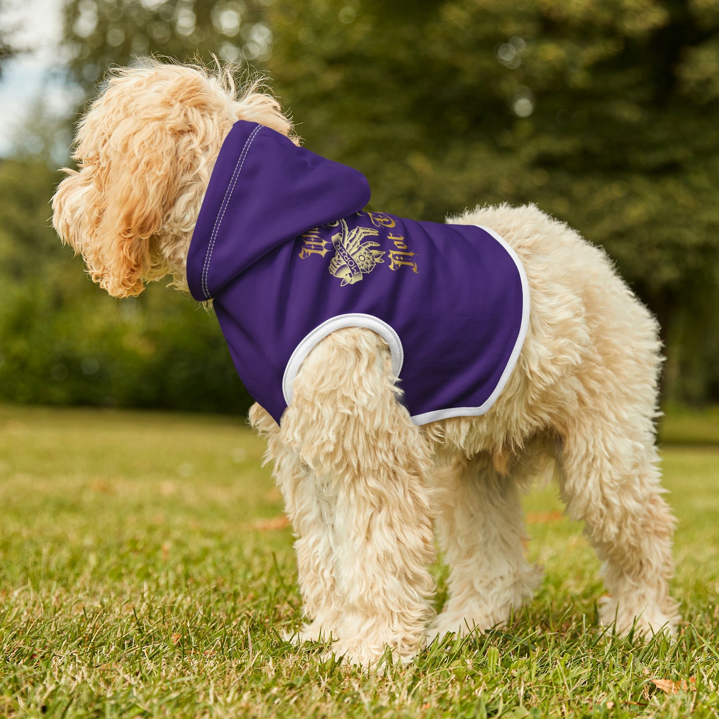 Without One There Is Not The Other Dark Purple Dog Hoodie