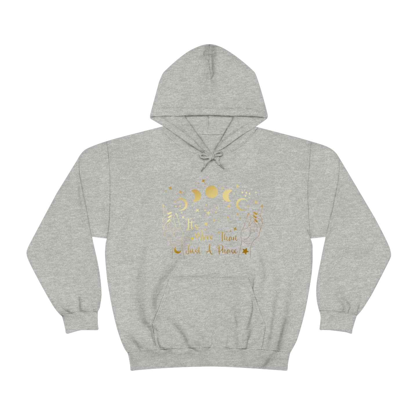 It's Not Just A Phase Gold Font Unisex Heavy Blend™ Hooded Sweatshirt