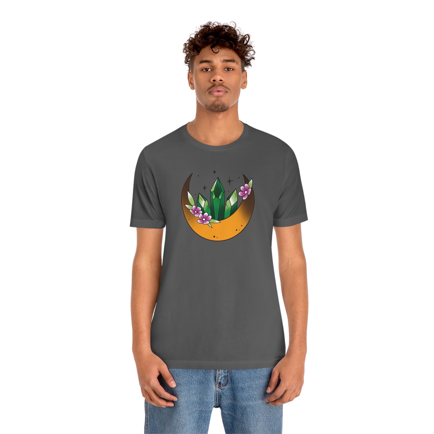 Green Crystal Unisex Jersey Short Sleeve Tee