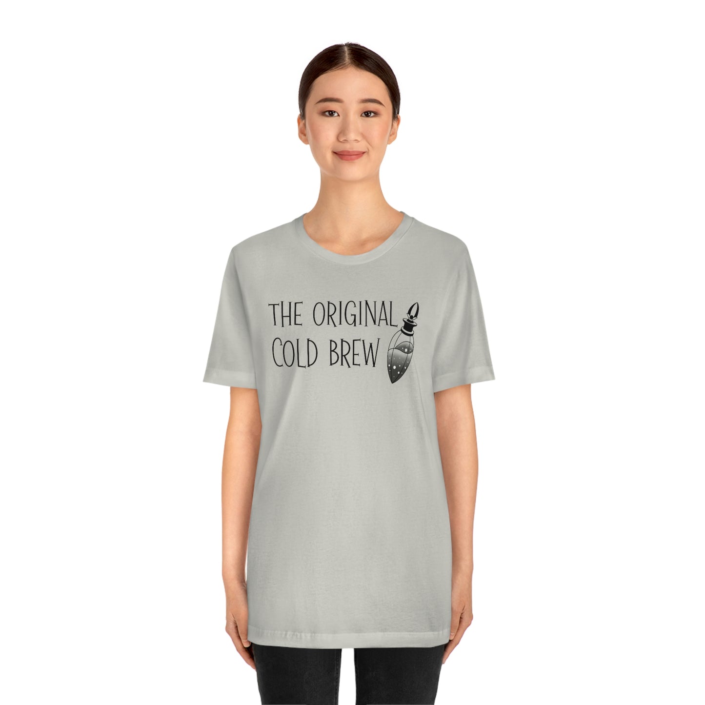 The Original Cold Brew Black Font Unisex Jersey Short Sleeve Tee