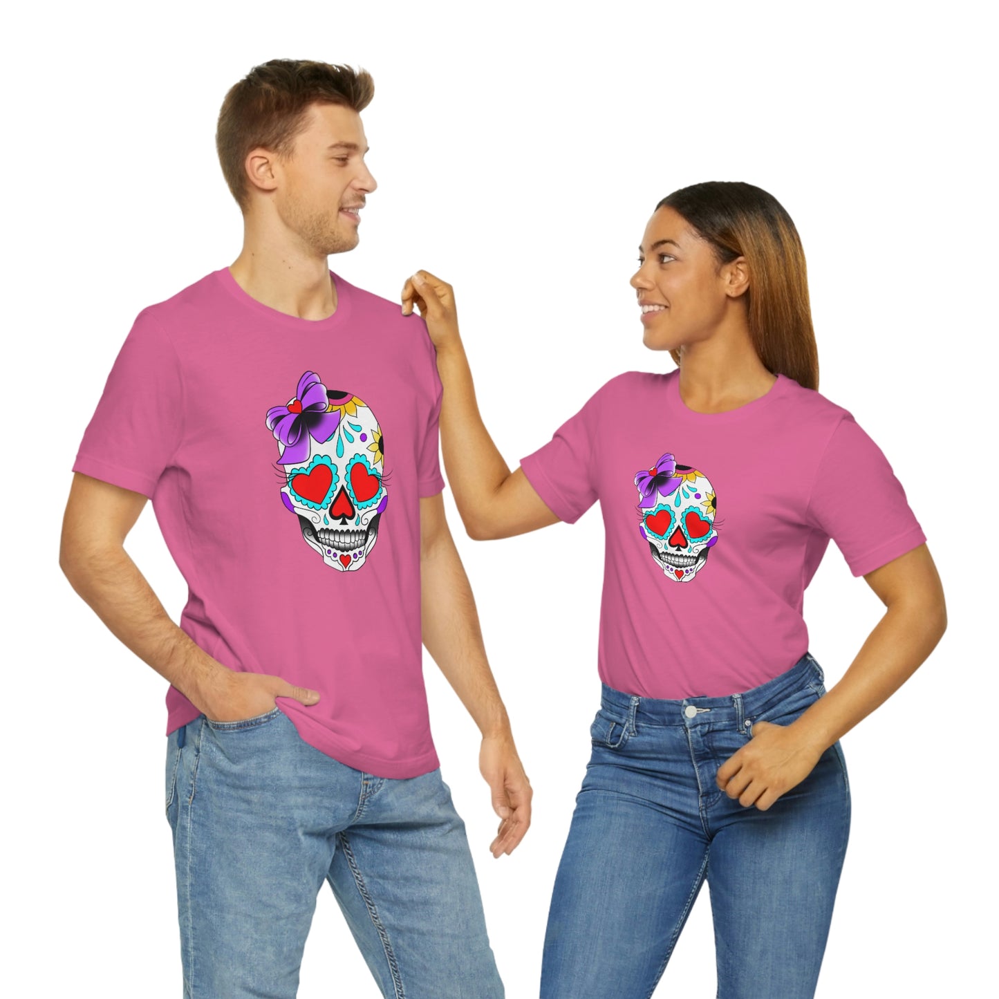 Lady Day of the Dead Unisex Jersey Short Sleeve Tee