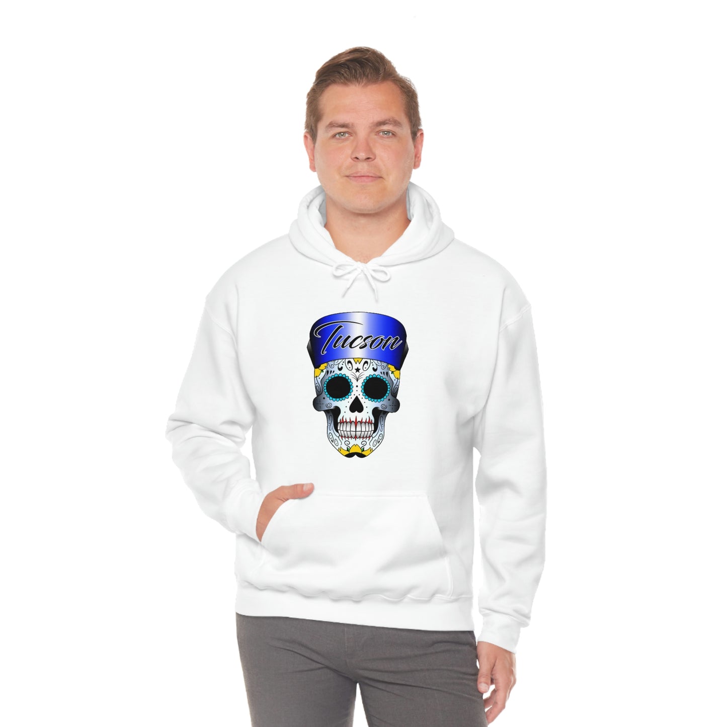 Tucson Skull Unisex Heavy Blend™ Hooded Sweatshirt