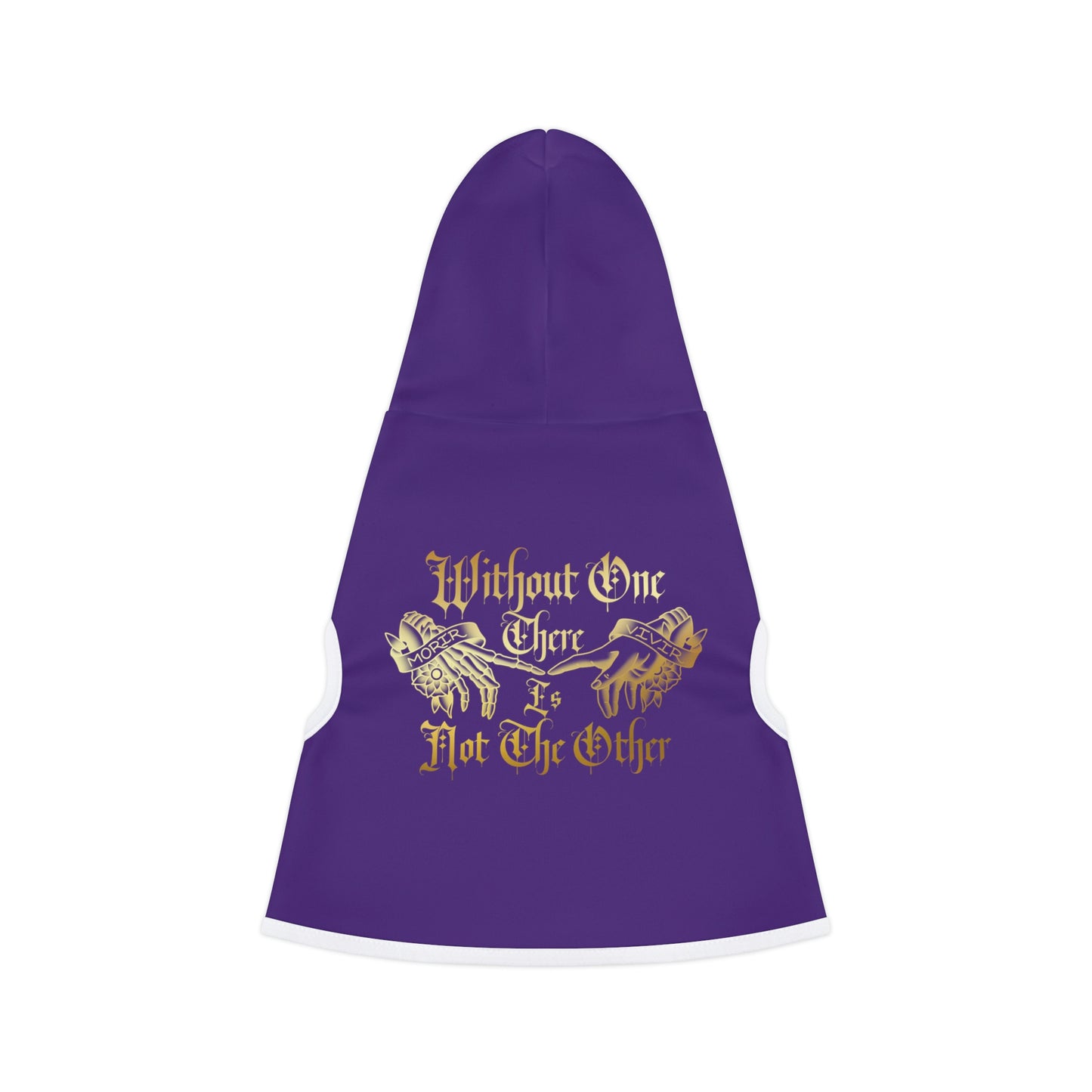 Without One There Is Not The Other Dark Purple Dog Hoodie