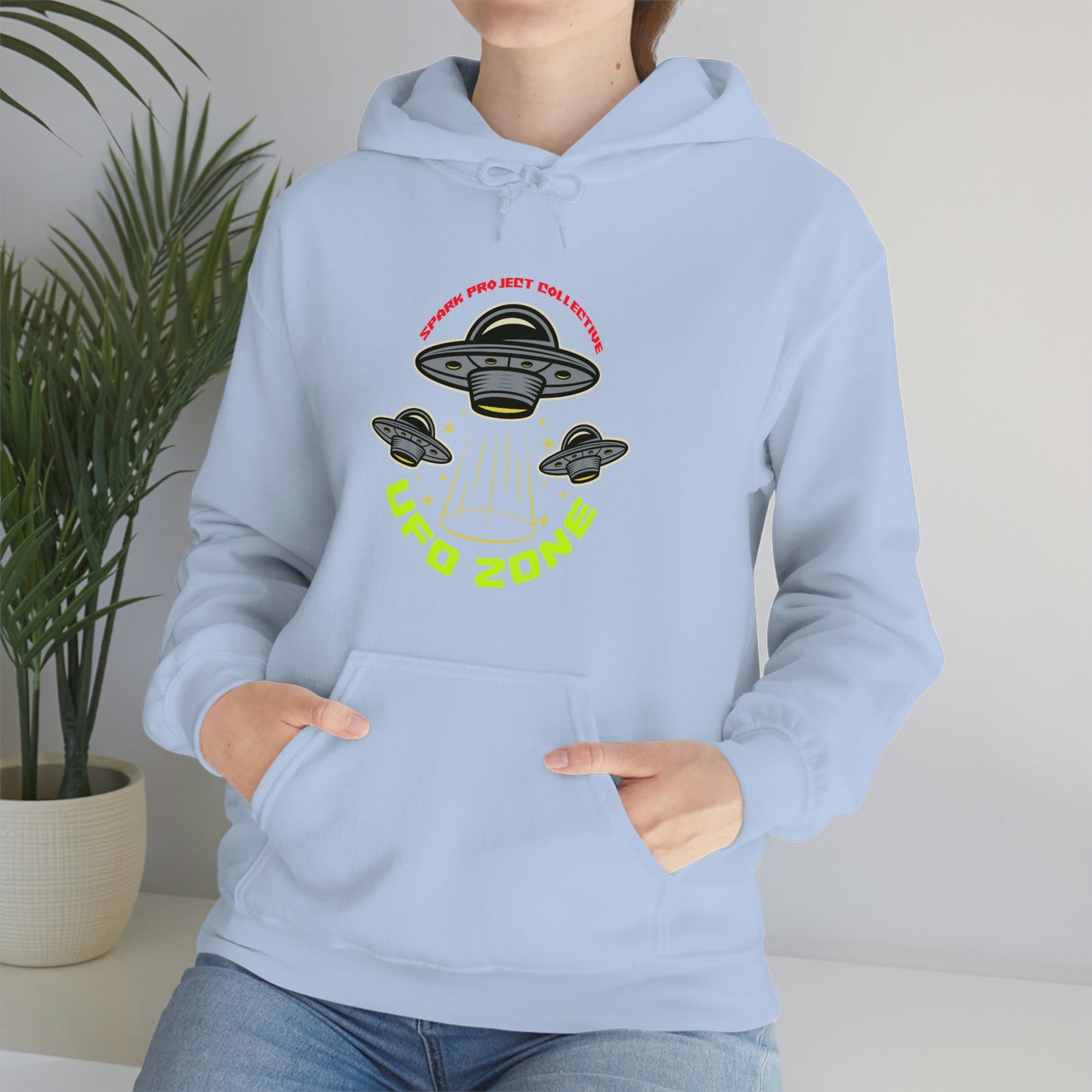 UFO Zone Unisex Heavy Blend™ Hooded Sweatshirt