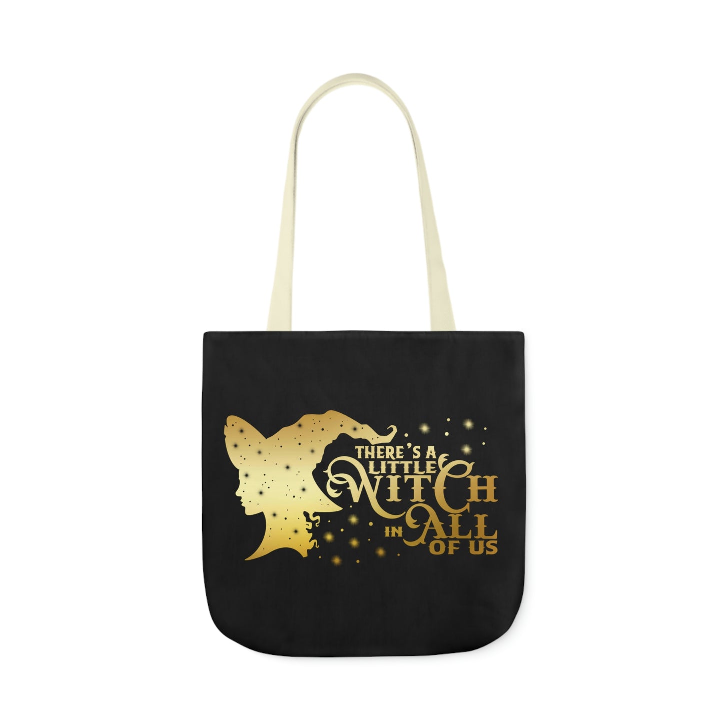 Witch in All of Us AOP Polyester Canvas Tote Bag