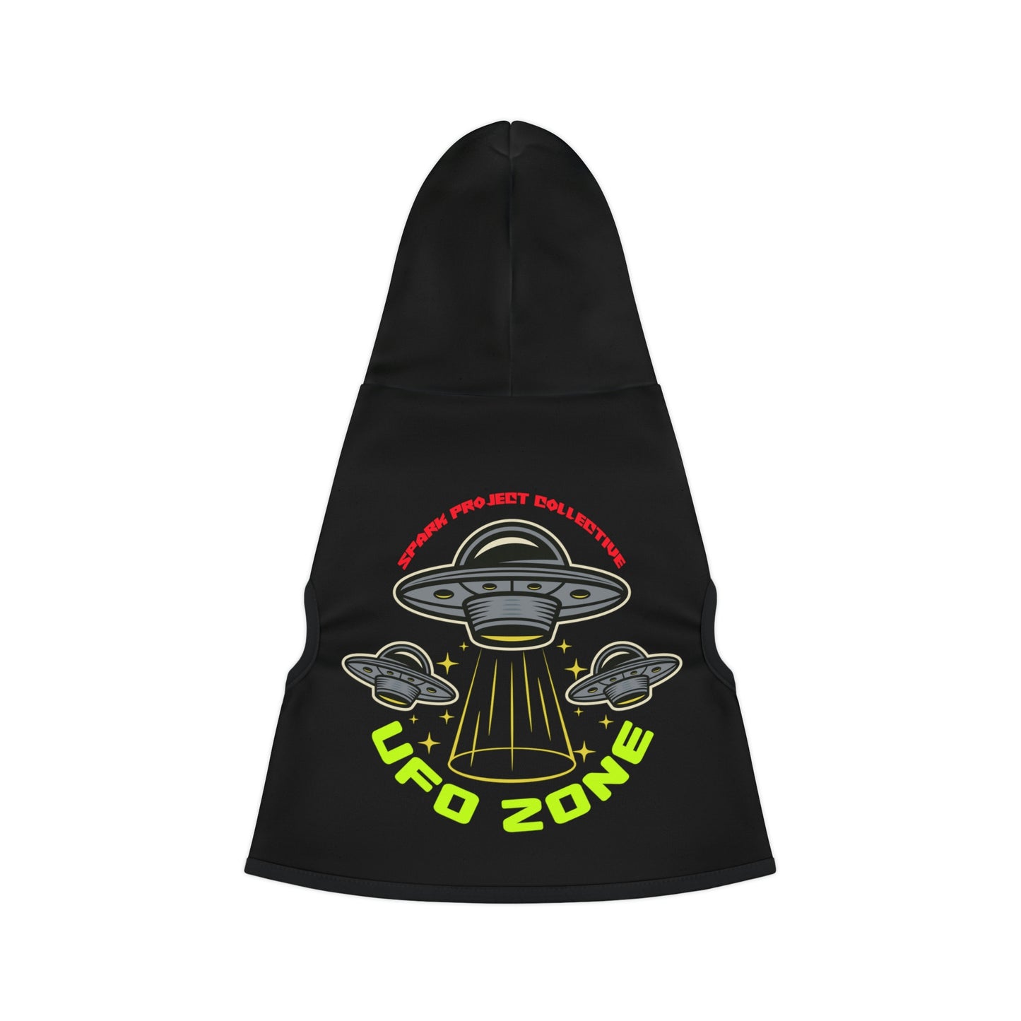 UFO Zone Black Dog Hoodie