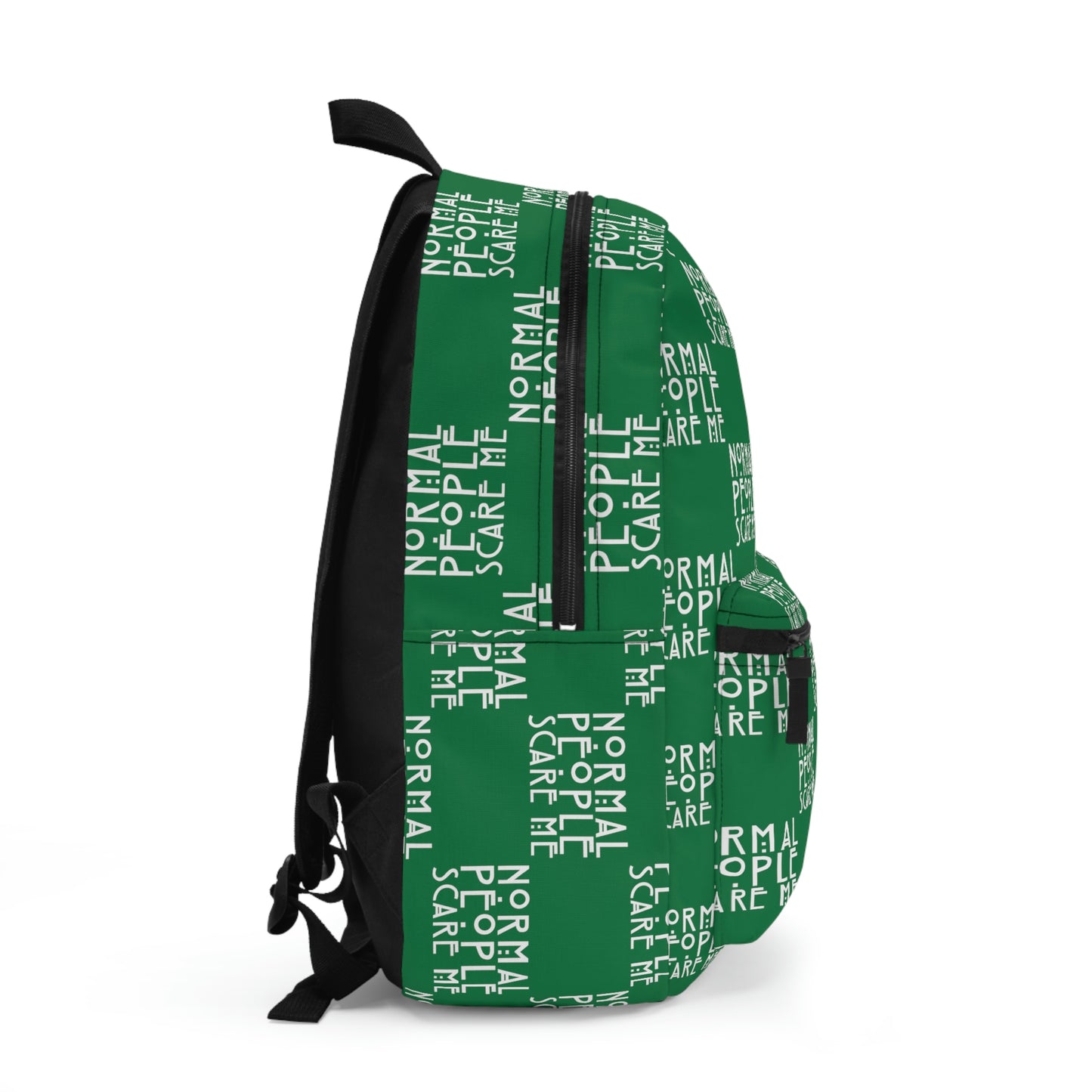 Dark Green Checkered Normal people Backpack