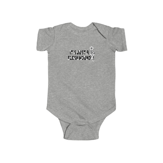 Just A Flesh Wound Infant Fine Jersey Bodysuit