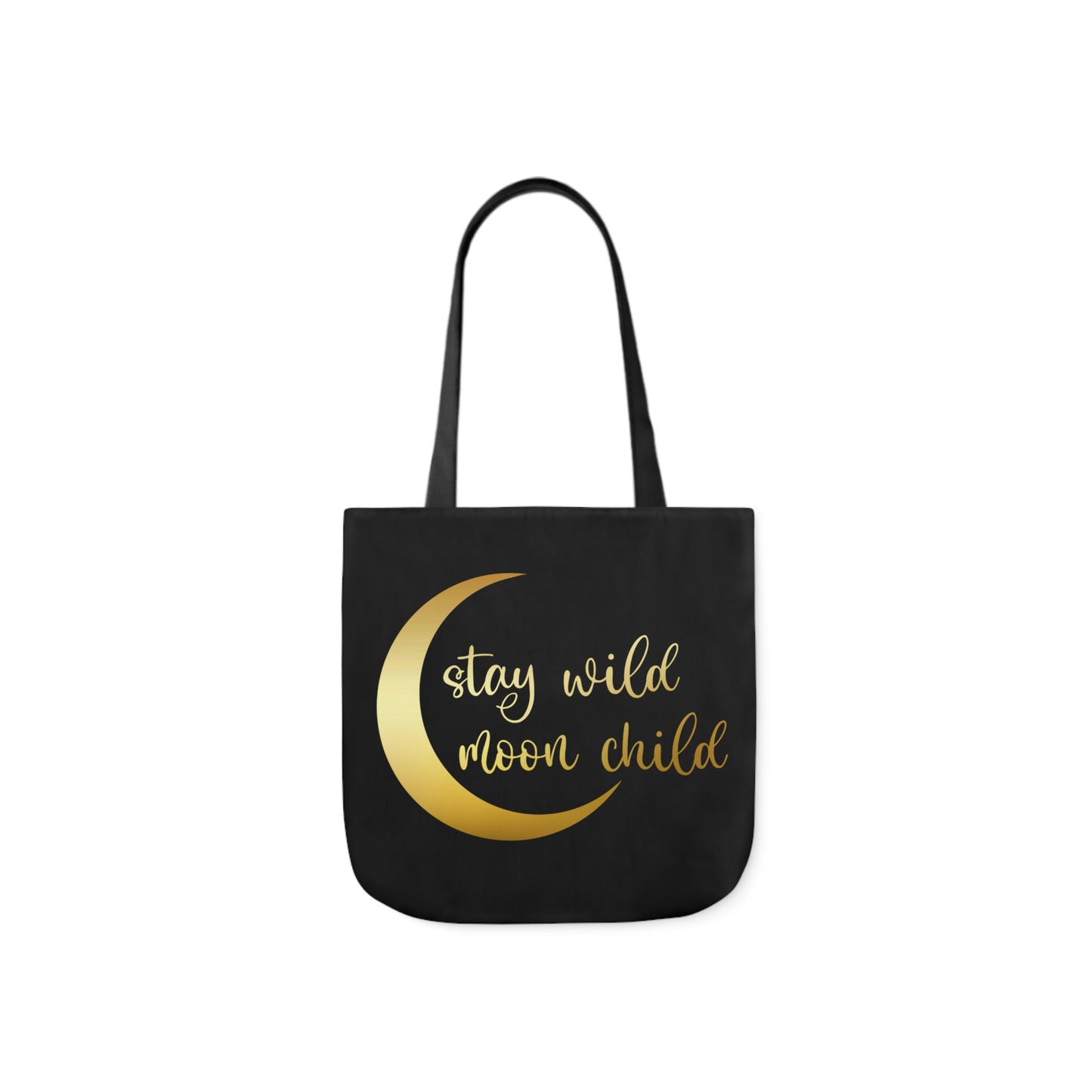 Stay Wild Moon Child AOP Polyester Canvas Tote Bag