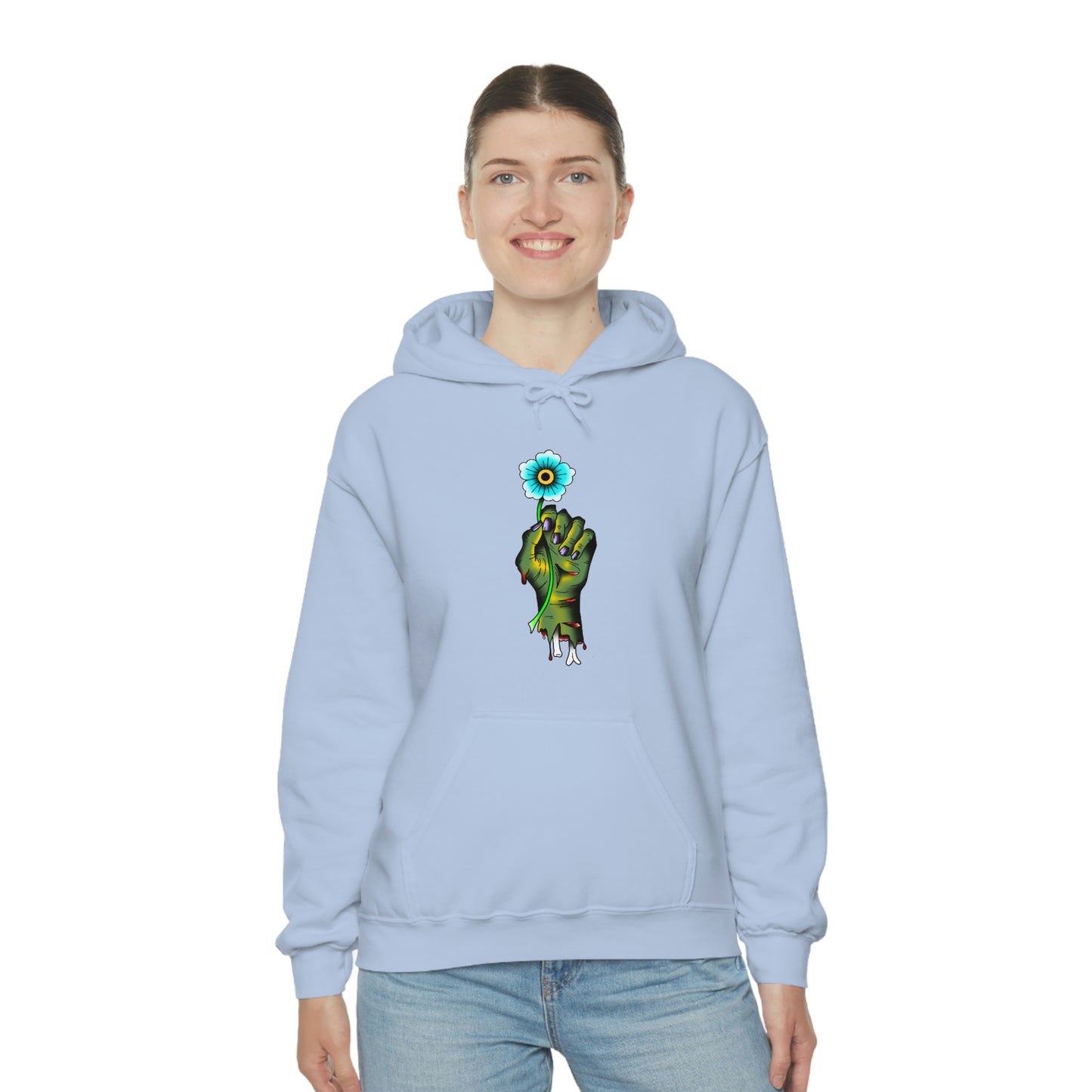 Zombie Flower Unisex Heavy Blend™ Hooded Sweatshirt