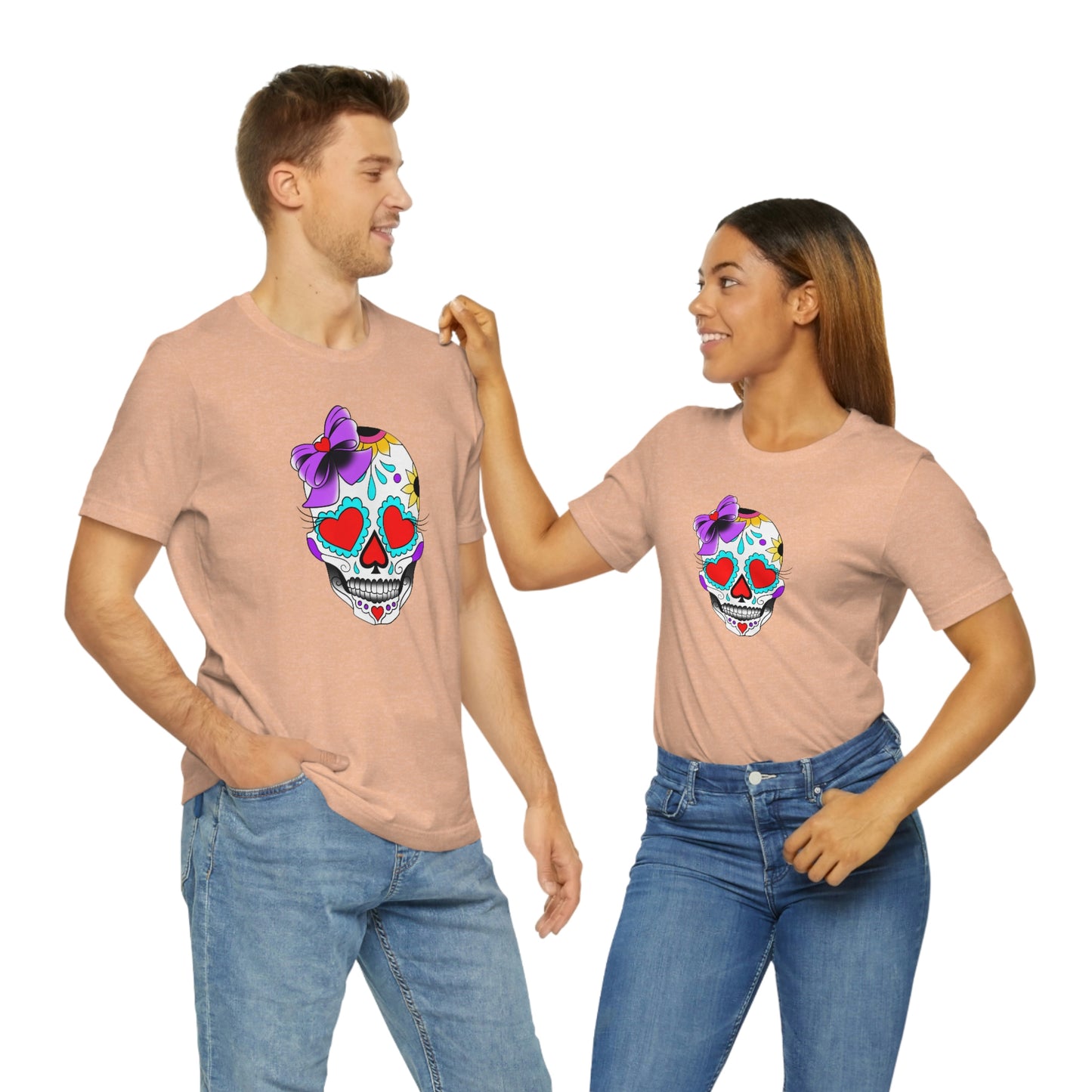 Lady Day of the Dead Unisex Jersey Short Sleeve Tee