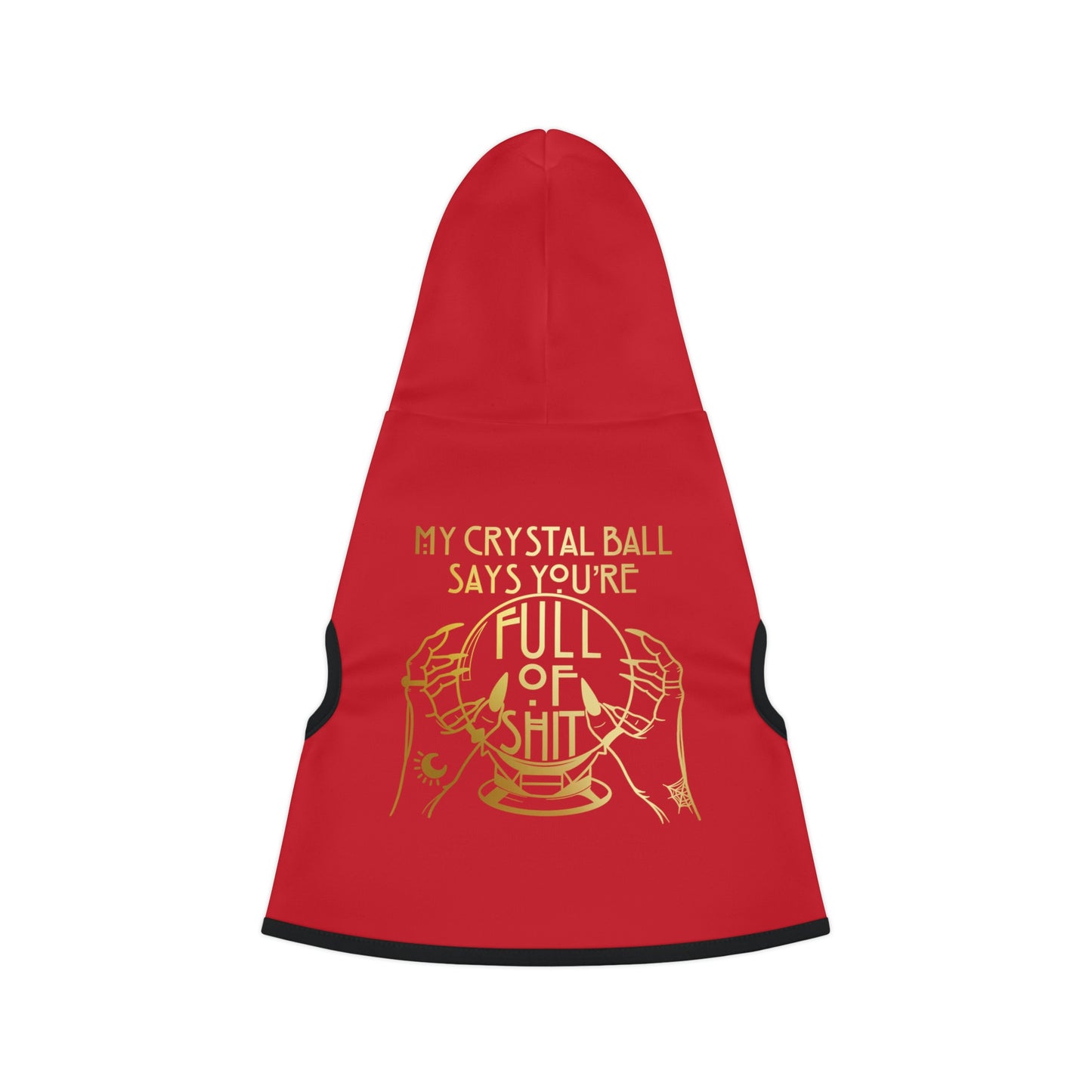 My Crystal Ball Red Dog Hoodie