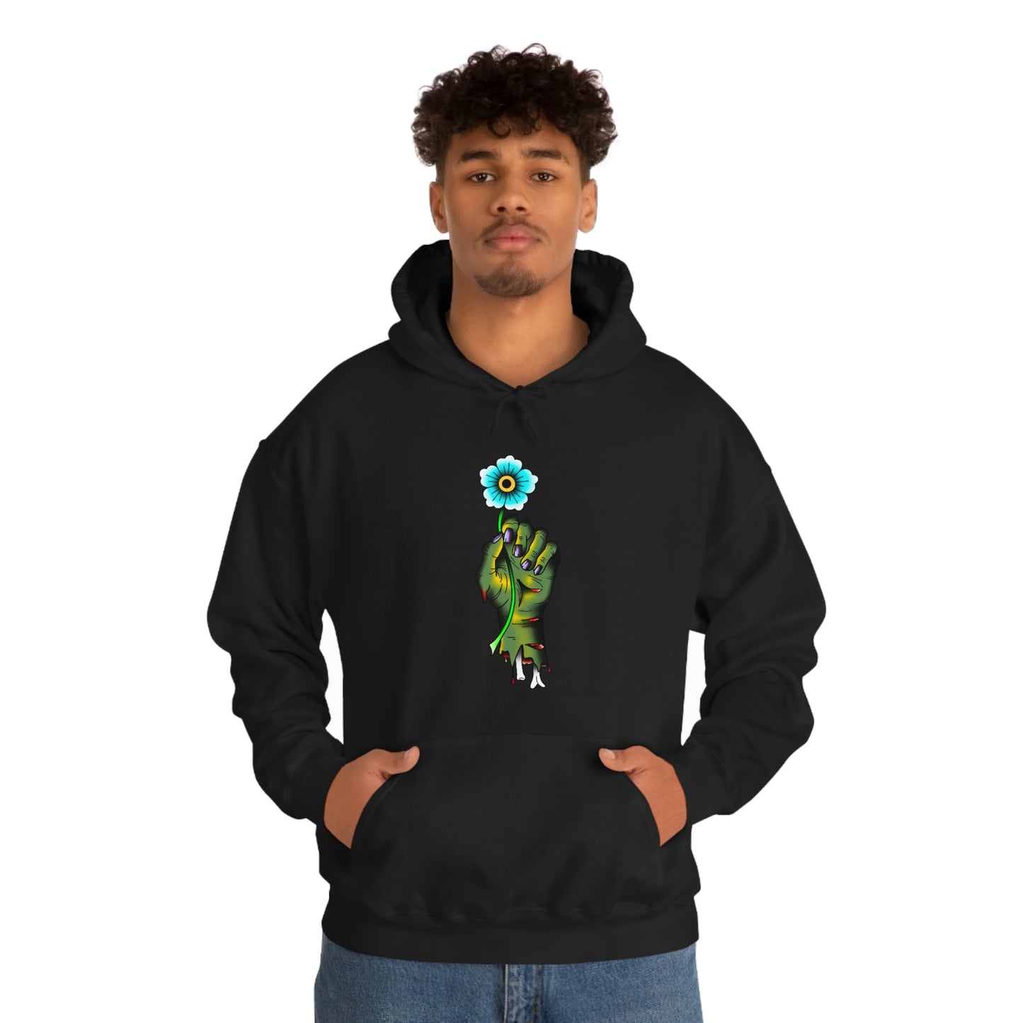 Zombie Flower Unisex Heavy Blend™ Hooded Sweatshirt