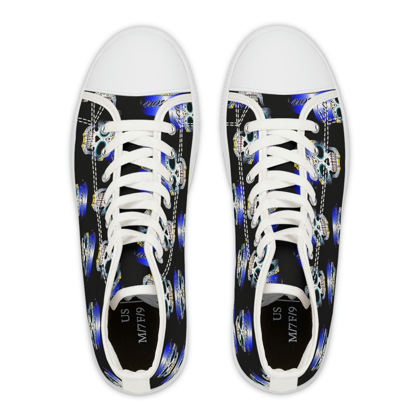 Tucson Skull Women's High Top Sneakers