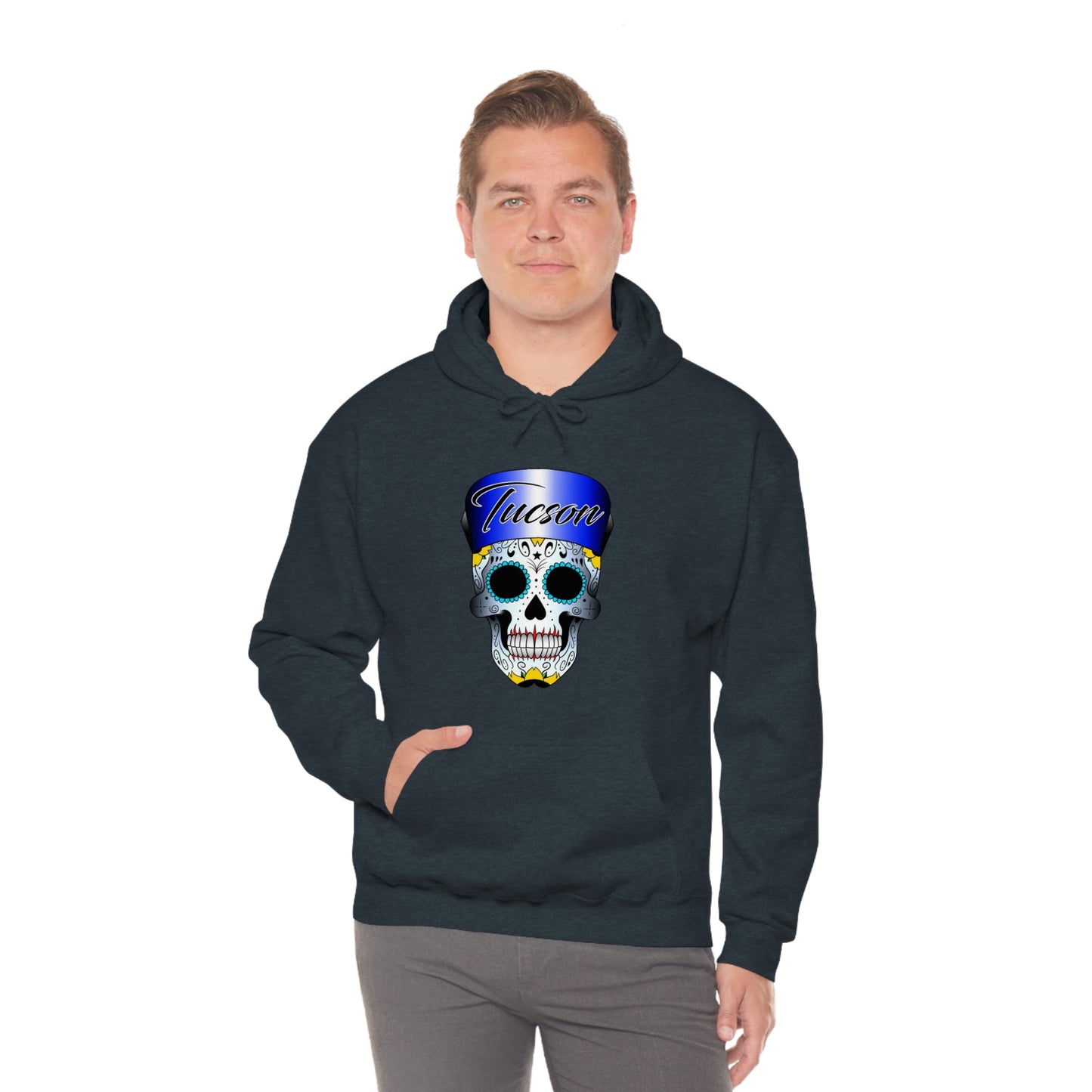 Tucson Skull Unisex Heavy Blend™ Hooded Sweatshirt