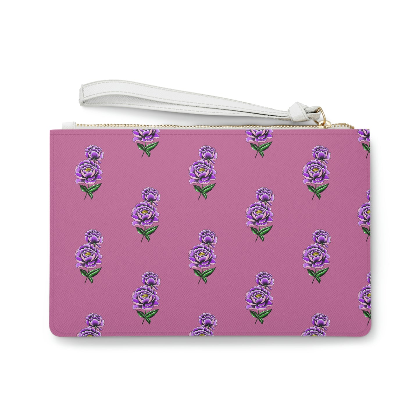 Flower, Pink Clutch Bag