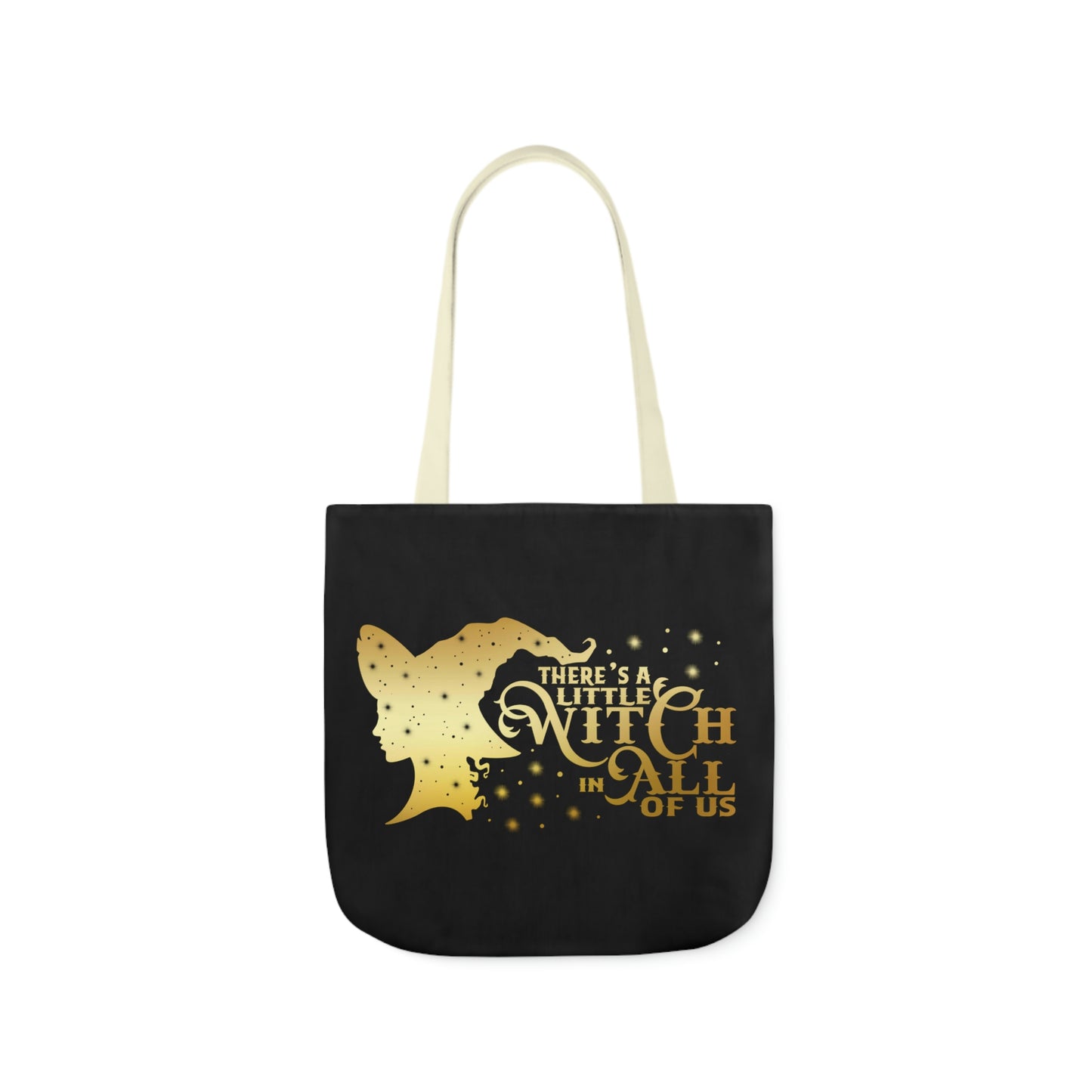 Witch in All of Us AOP Polyester Canvas Tote Bag