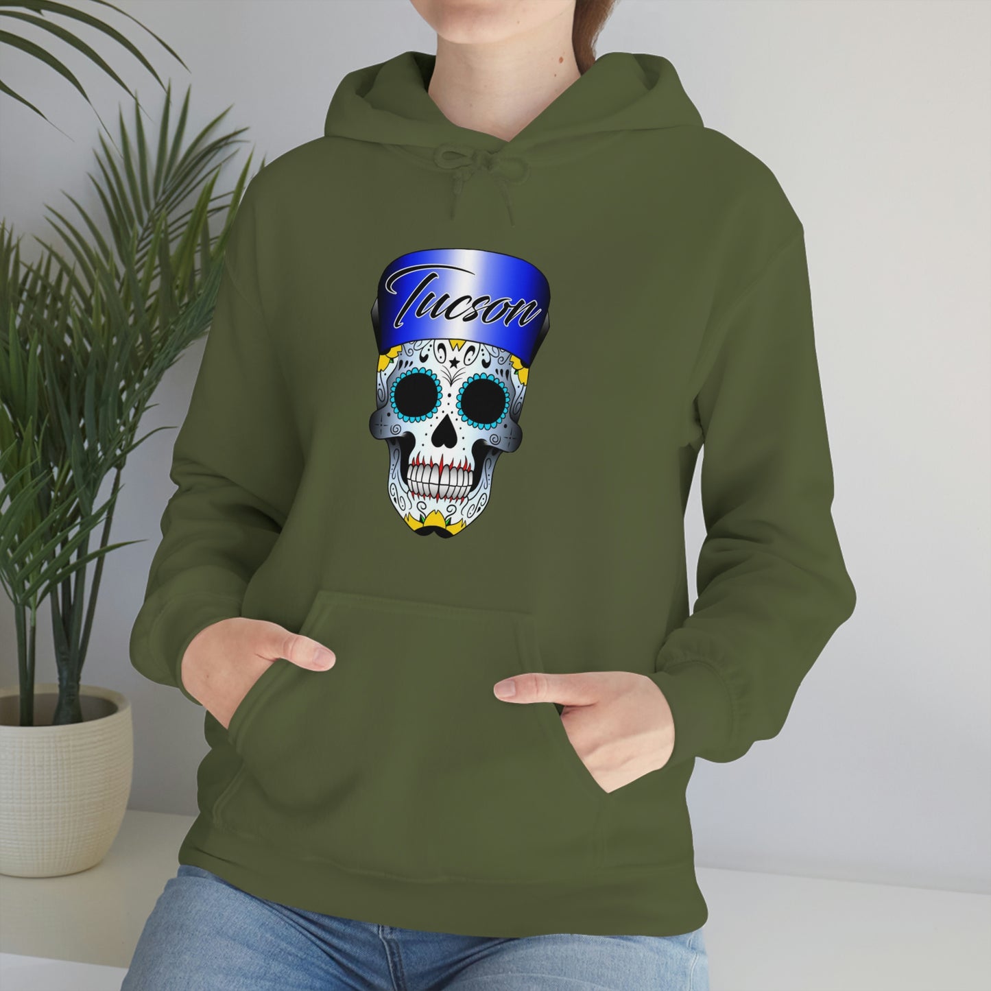 Tucson Skull Unisex Heavy Blend™ Hooded Sweatshirt