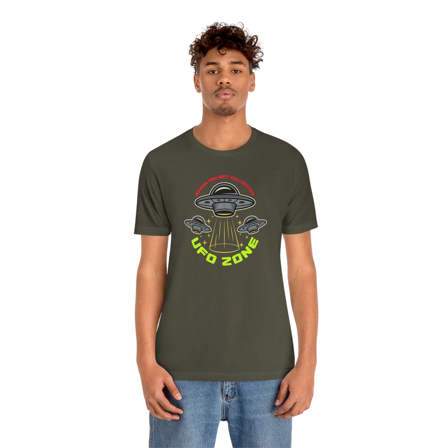 UFO Zone unisex jersey short sleeve tee