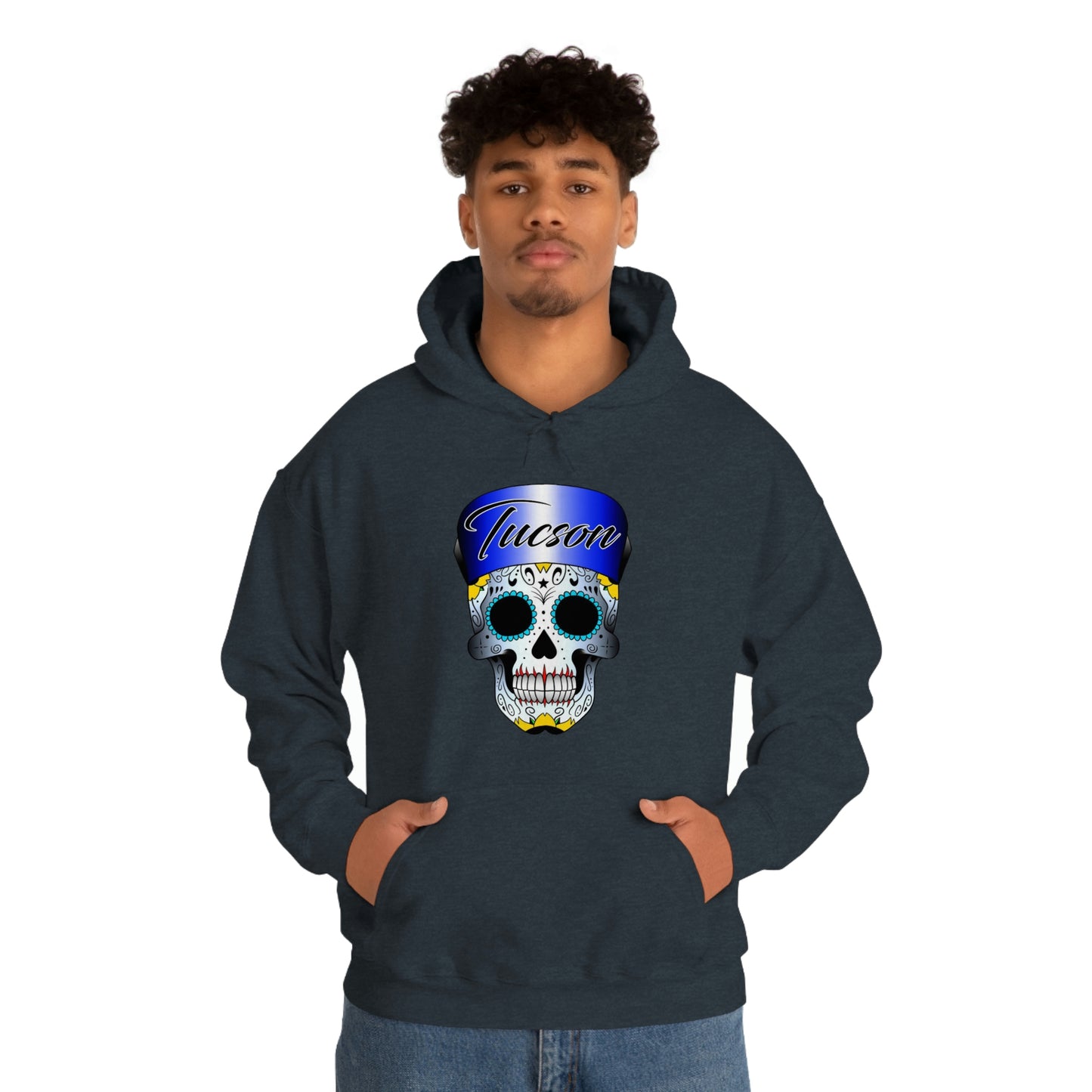 Tucson Skull Unisex Heavy Blend™ Hooded Sweatshirt