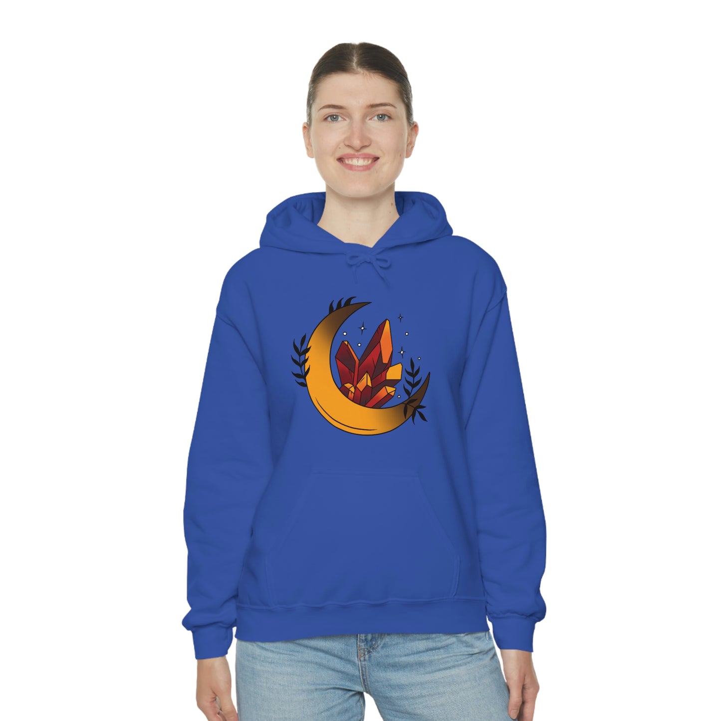 Orange Crystal Unisex Heavy Blend™ Hooded Sweatshirt