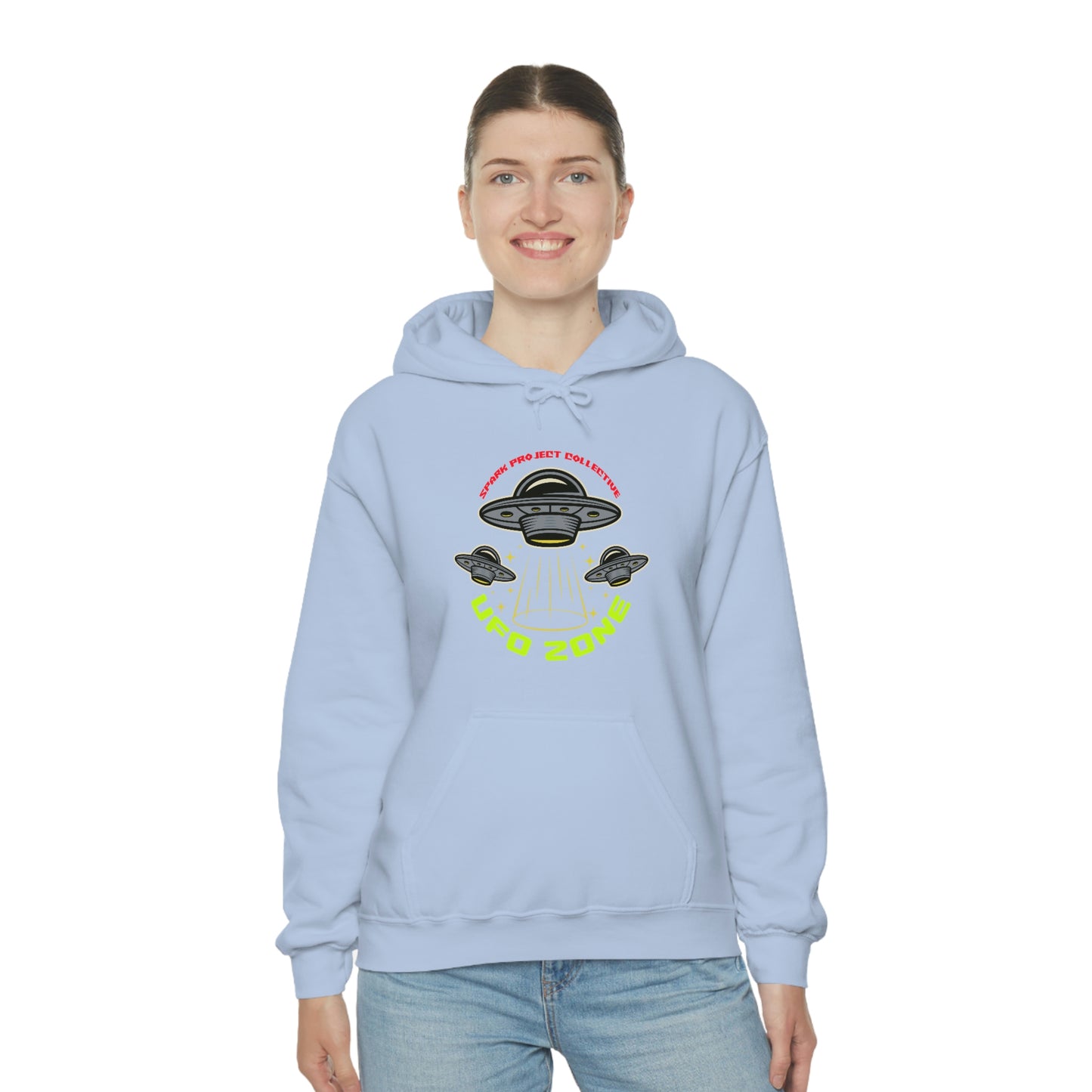 UFO Zone Unisex Heavy Blend™ Hooded Sweatshirt