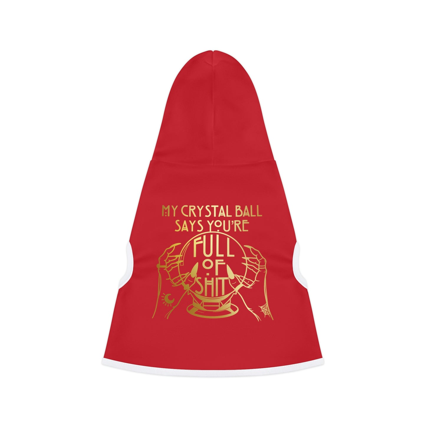 My Crystal Ball Red Dog Hoodie