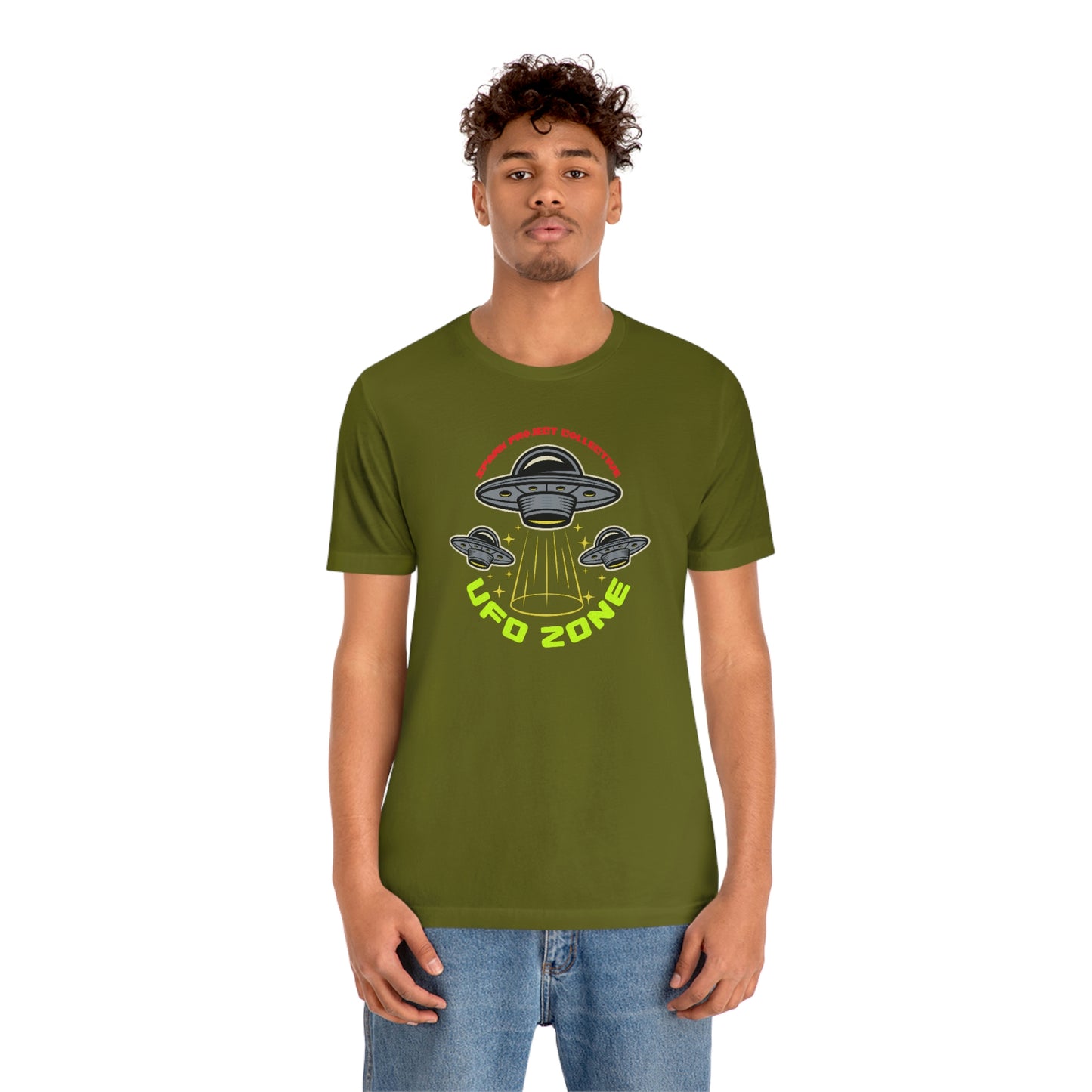 UFO Zone unisex jersey short sleeve tee