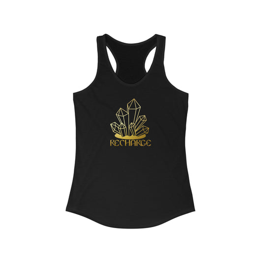 Recharge Gold Women's Ideal Racerback Tank