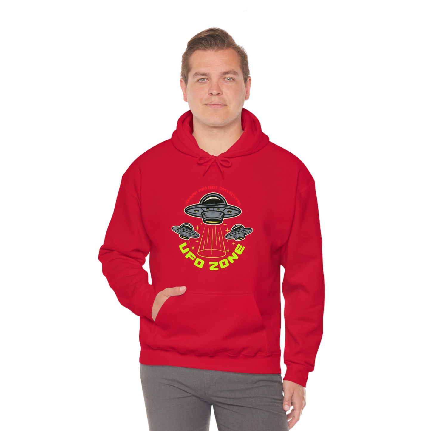 UFO Zone Unisex Heavy Blend™ Hooded Sweatshirt