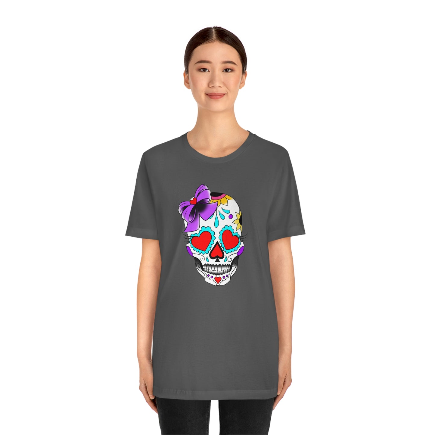 Lady Day of the Dead Unisex Jersey Short Sleeve Tee