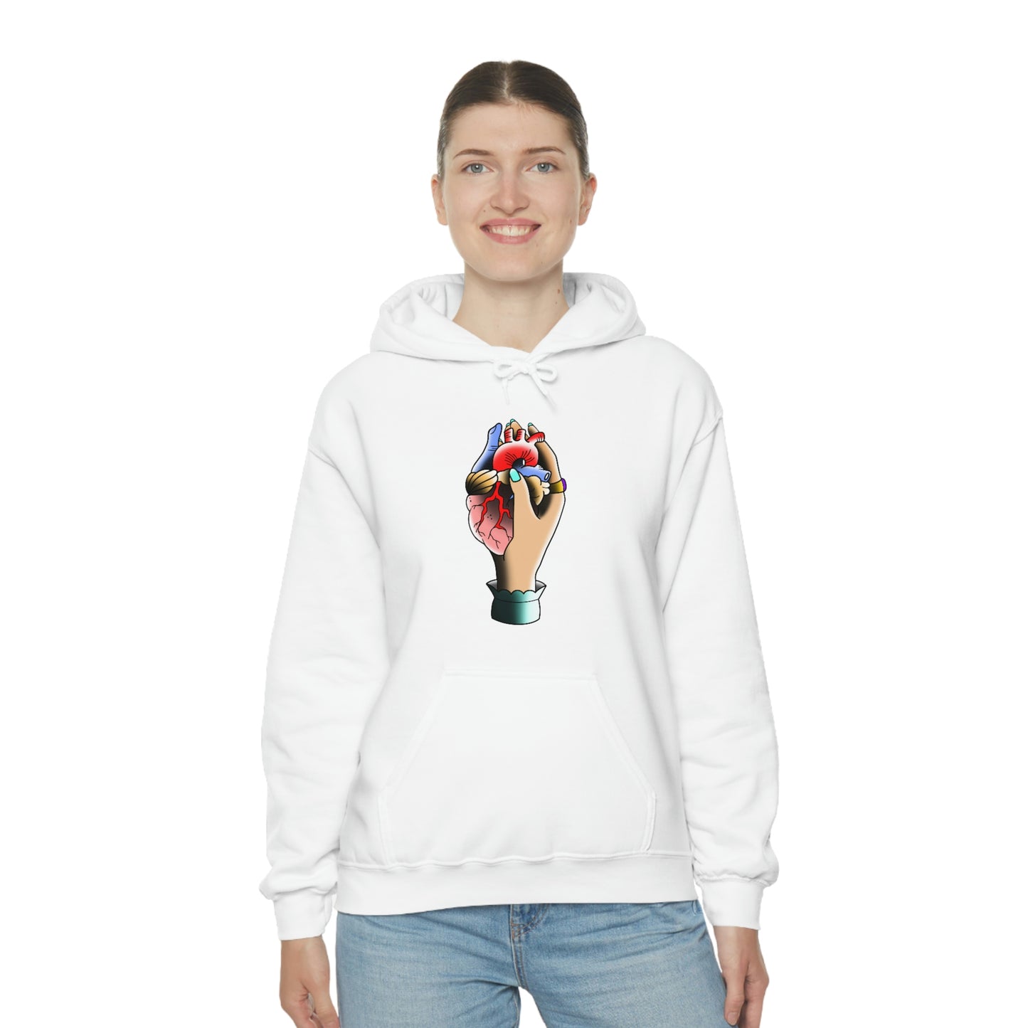 Rip My Heart Out Unisex Heavy Blend™ Hooded Sweatshirt