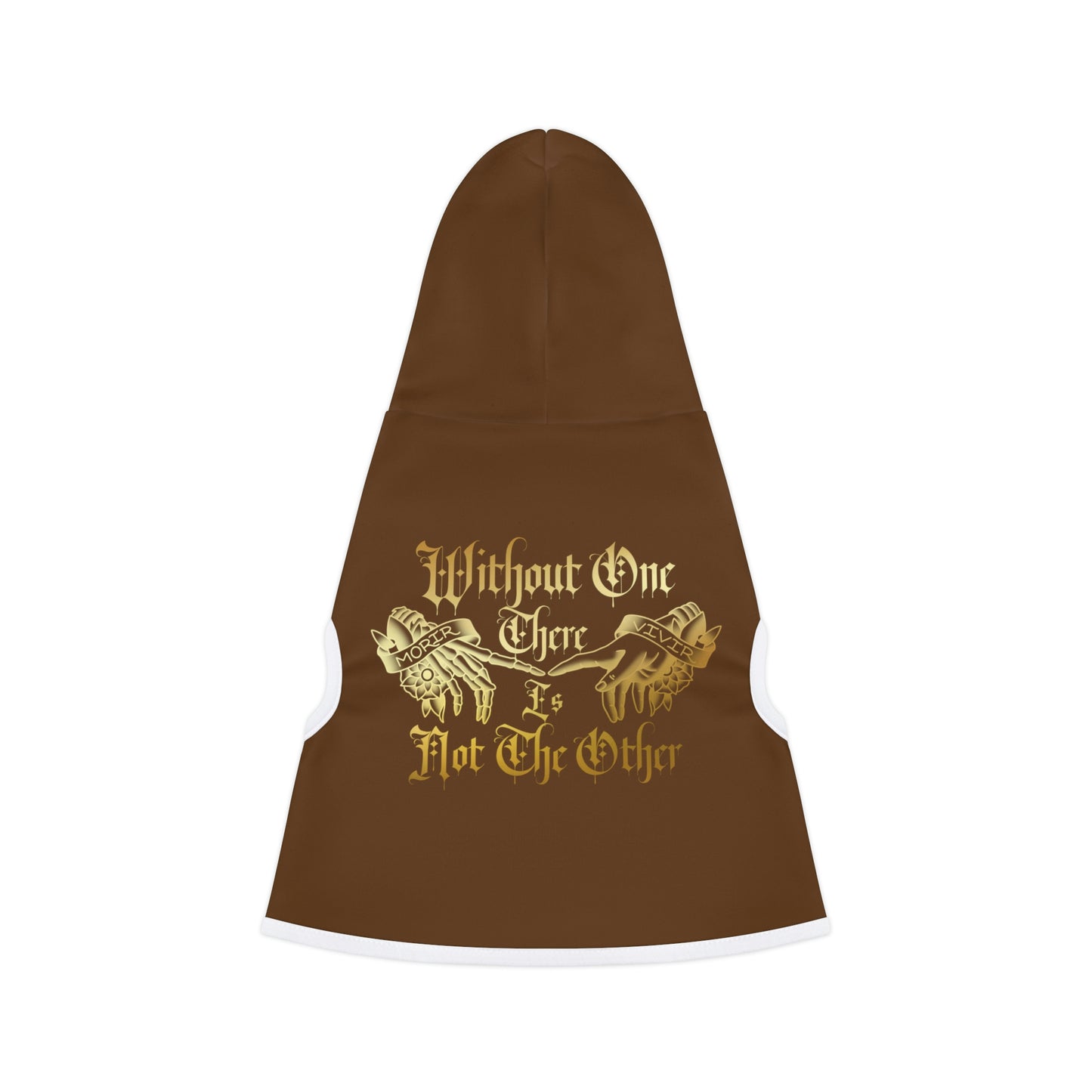 Without One There Is Not The Other Brown Dog Hoodie