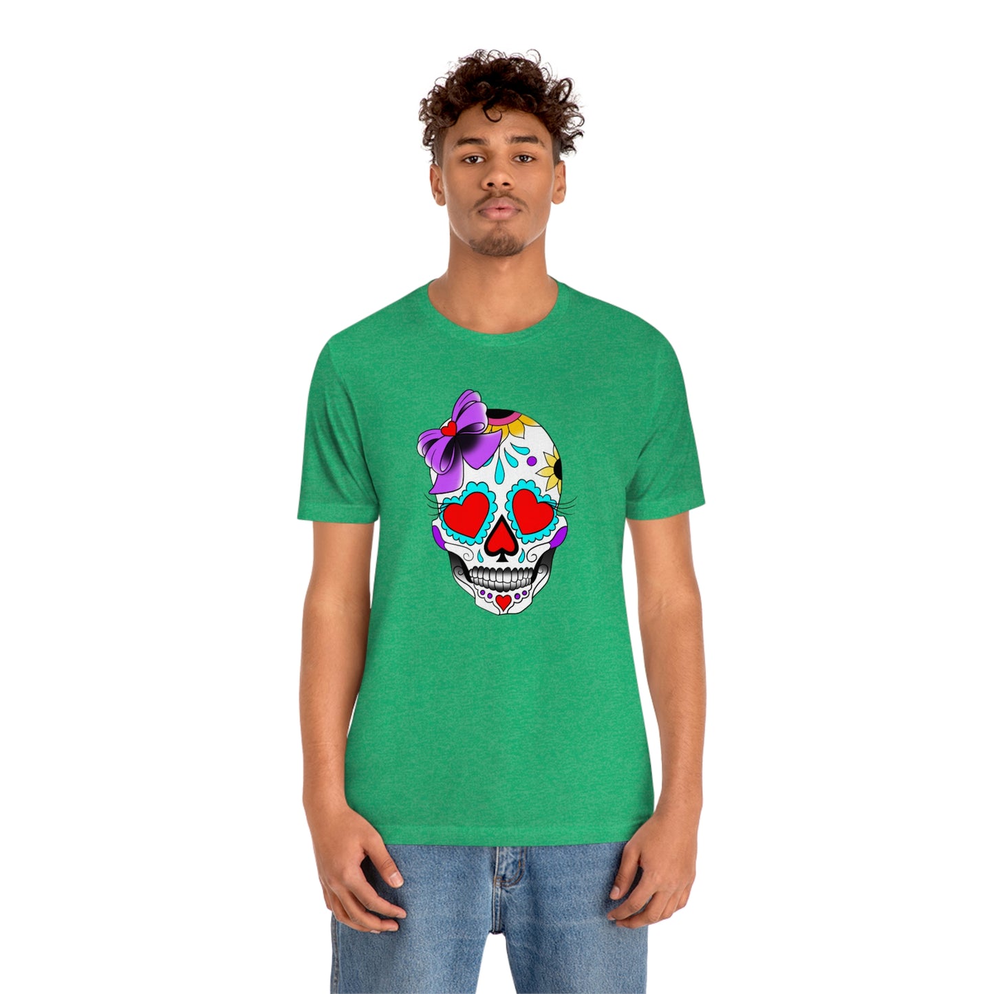 Lady Day of the Dead Unisex Jersey Short Sleeve Tee