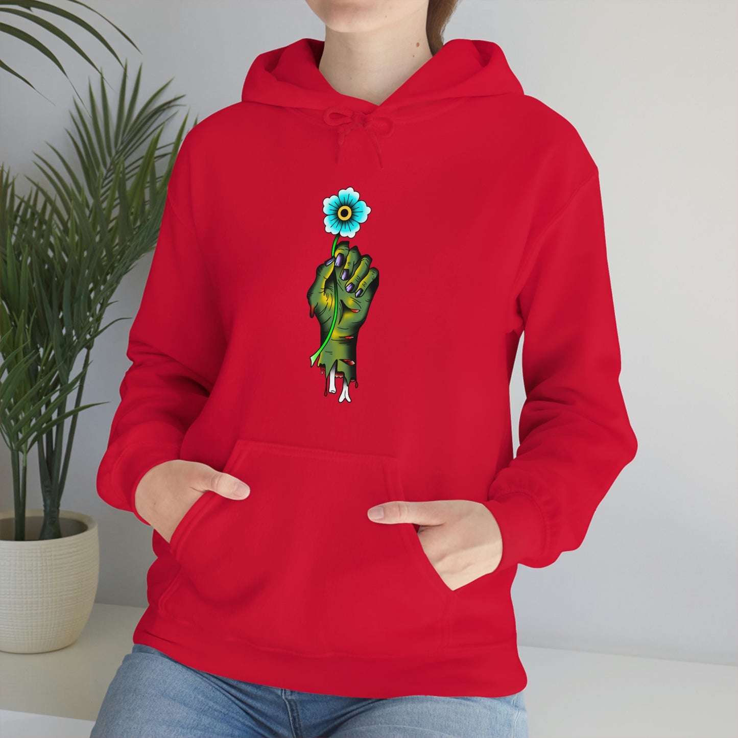 Zombie Flower Unisex Heavy Blend™ Hooded Sweatshirt