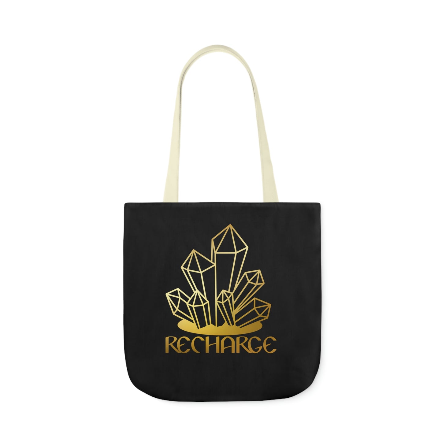 Recharge AOP Polyester Canvas Tote Bag